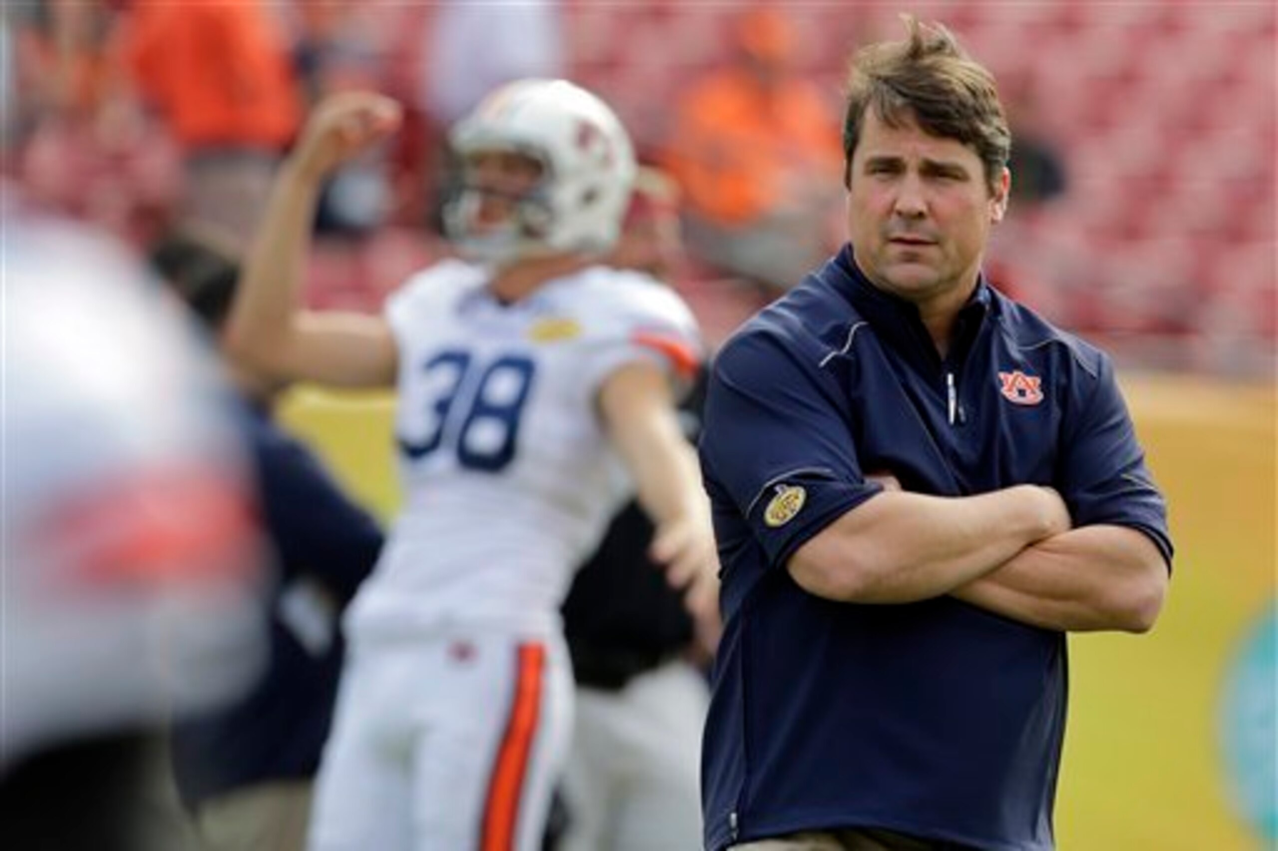 Will Muschamp will give Auburn's defense some much-needed toughness.