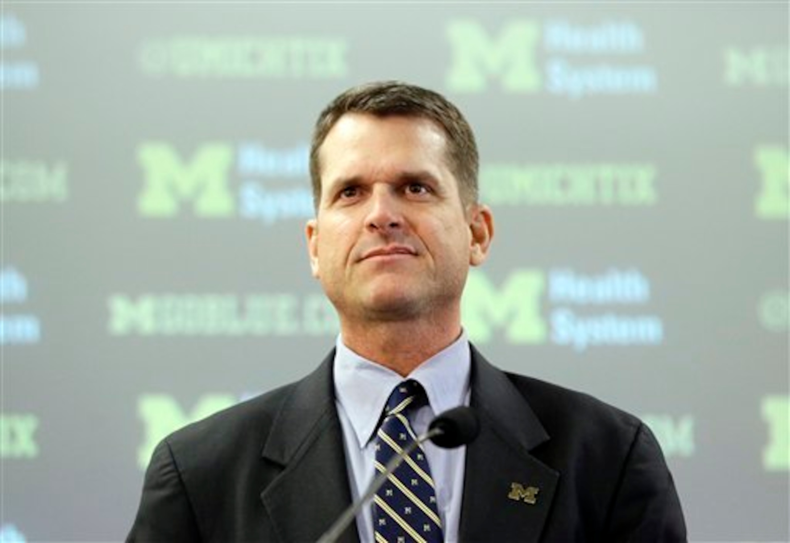 Aside from what he's going to wear, Jim Harbaugh is one tough nut to crack.