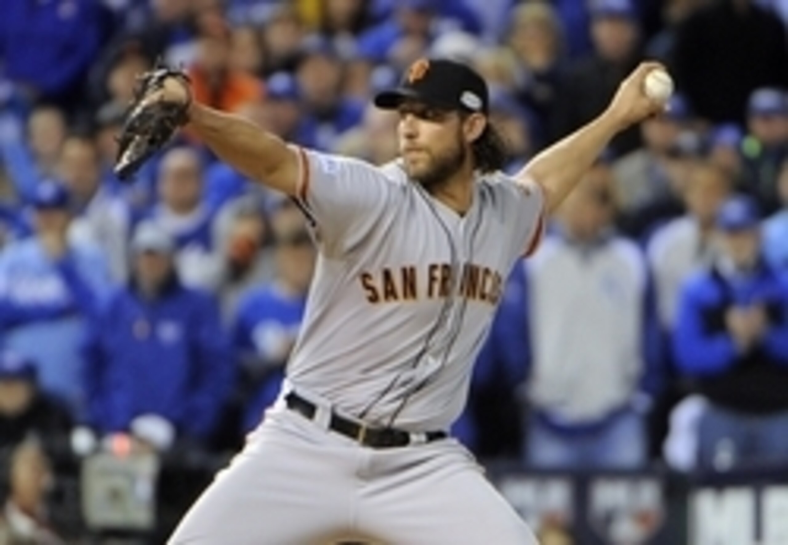Madison Bumgarner leads the Giants starting rotation.