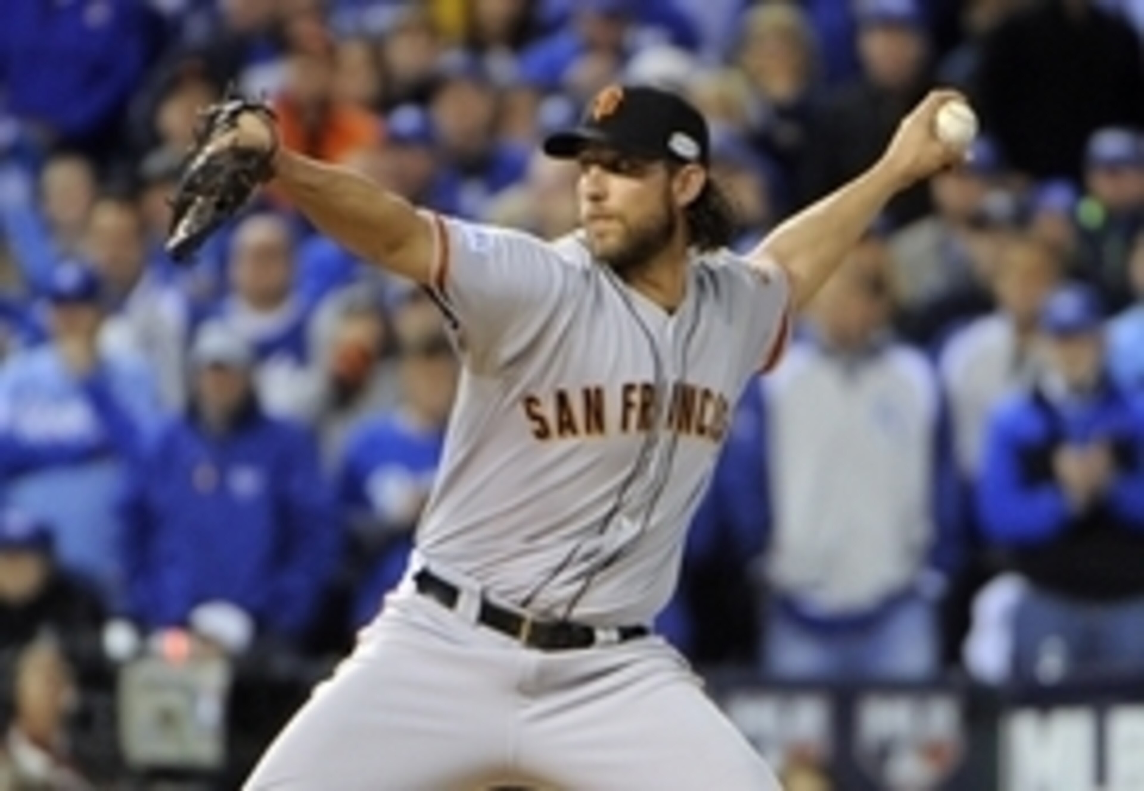 Madison Bumgarner leads the Giants starting rotation.