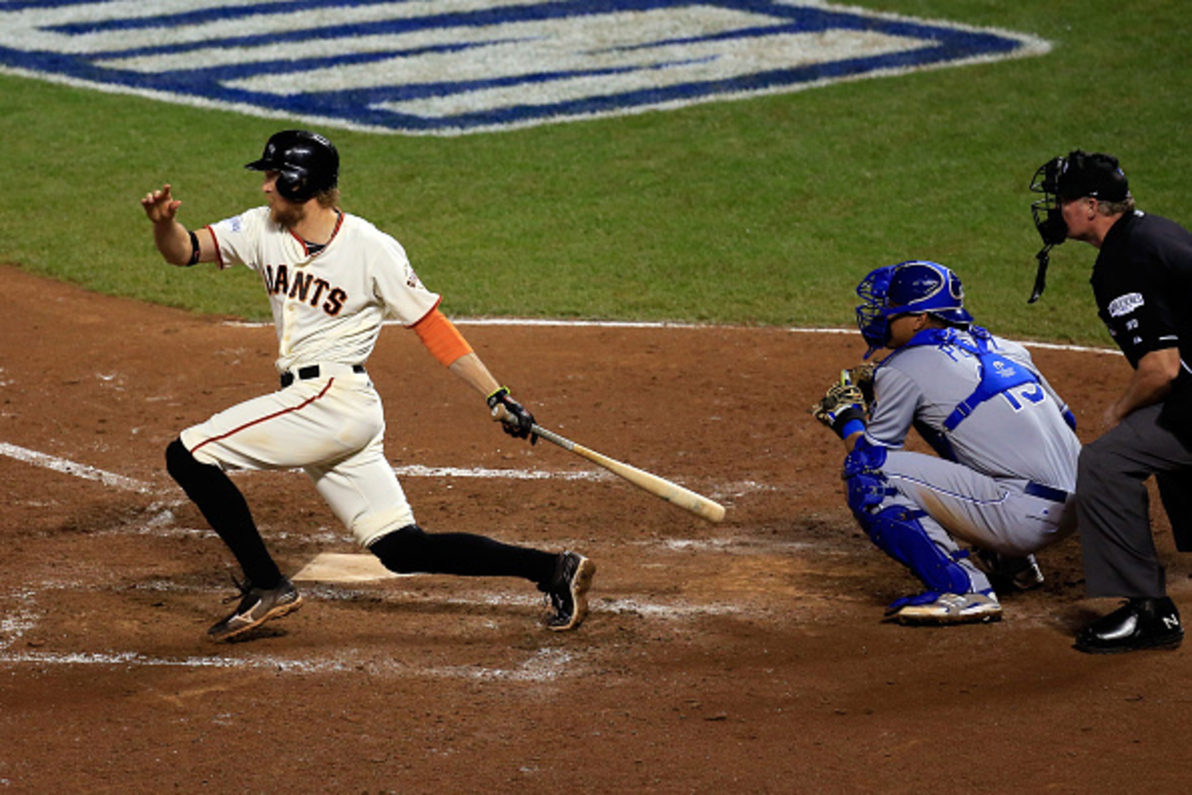 Hunter Pence is a fixture in right field for the Giants.