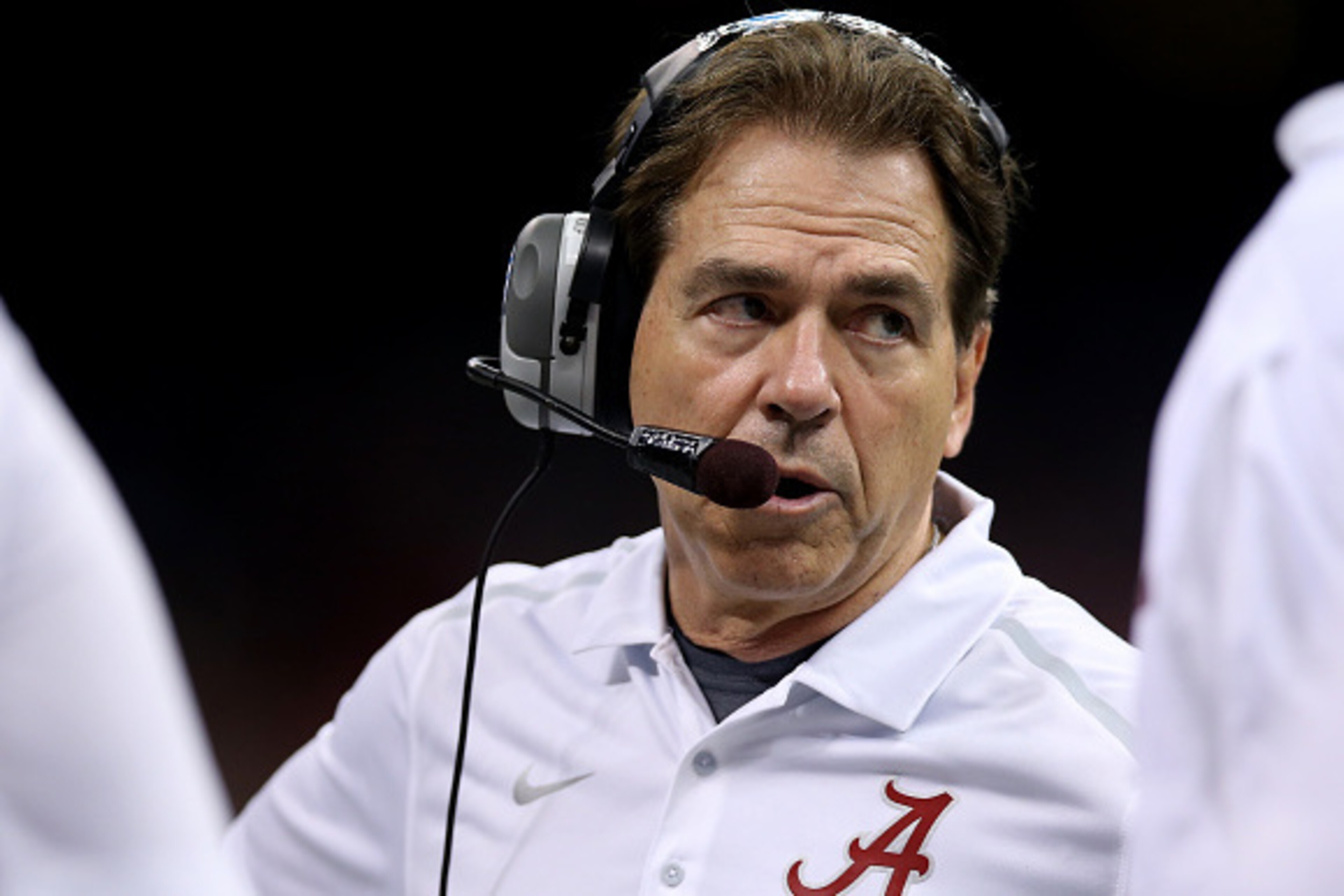 Alabama head coach Nick Saban