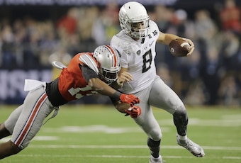 Marcus Mariota enjoyed a prolific 2014 for Oregon.