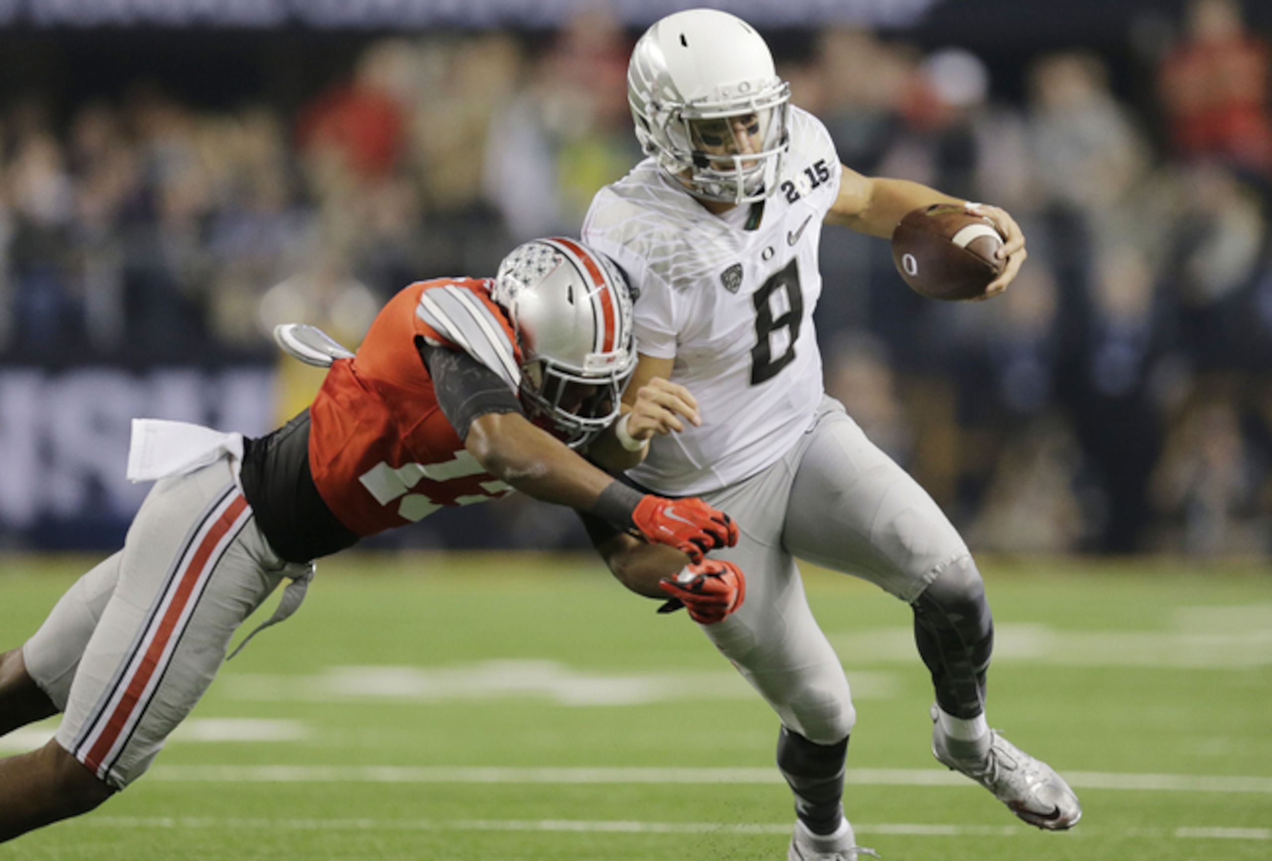 Marcus Mariota enjoyed a prolific 2014 for Oregon.