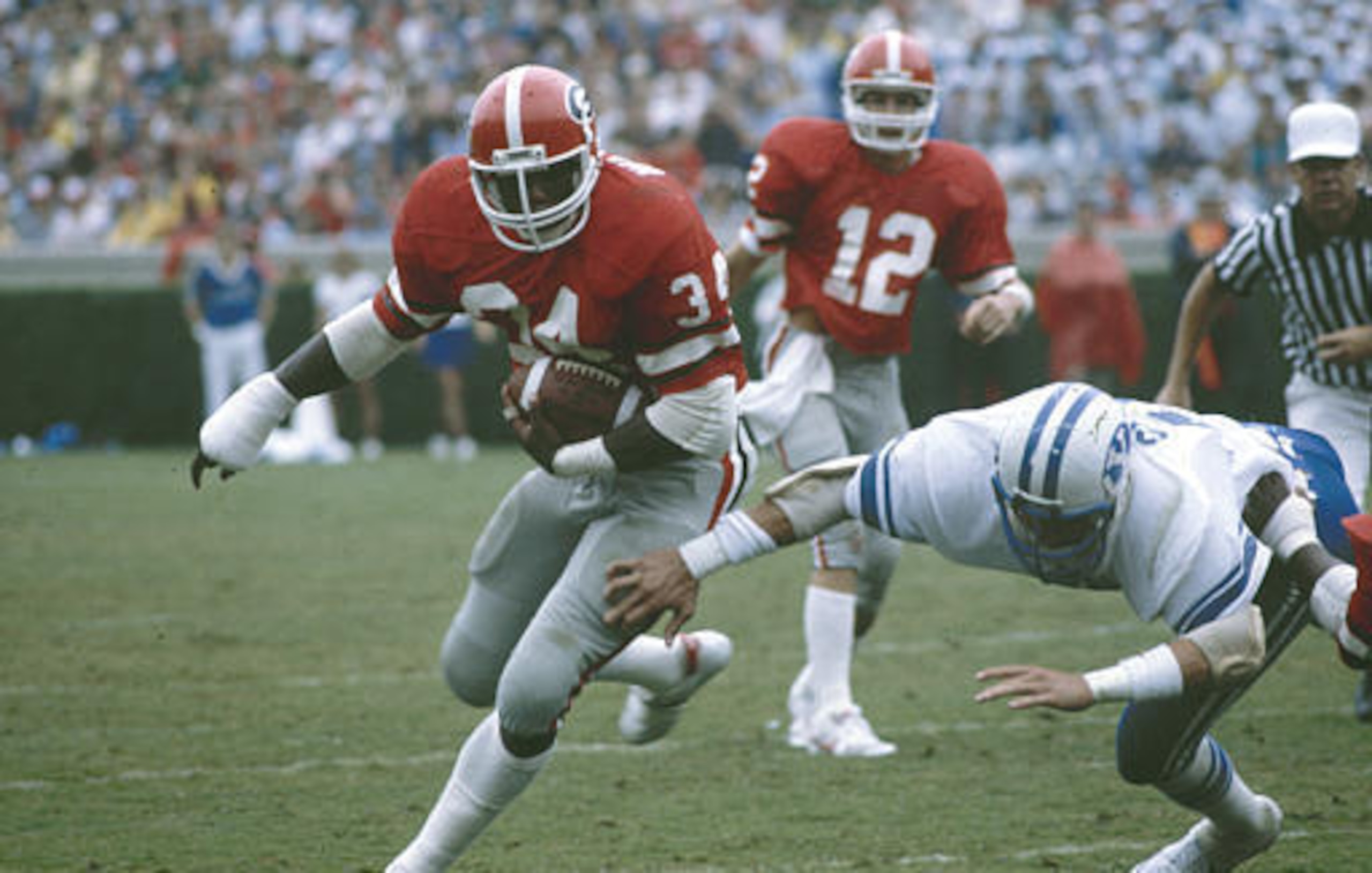 Herschel Walker was one of college football's all-time great tailbacks.