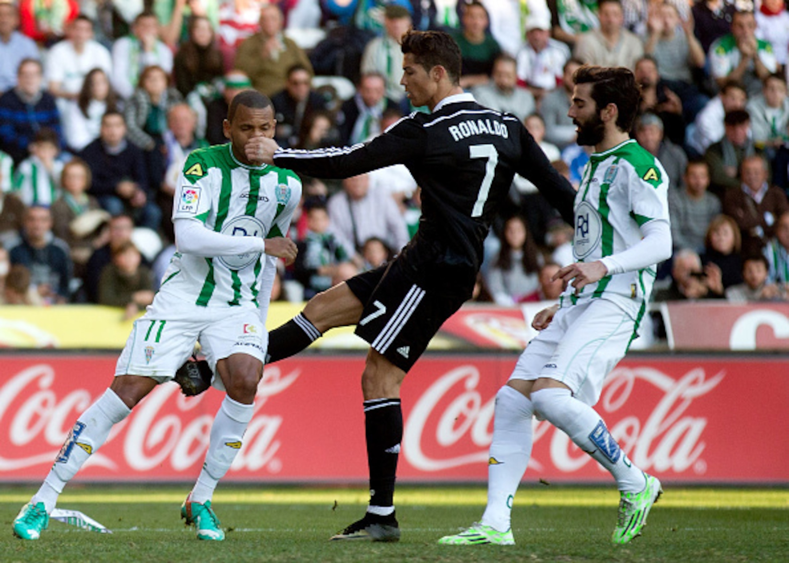 Edimar was thrust into the limelight...because of a kick by Cristiano Ronaldo.