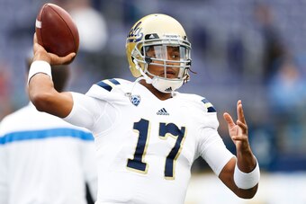 Once considered a first-round prospect, UCLA's Brett Hundley is one of the more intriguing quarterback prospects in this year's draft.