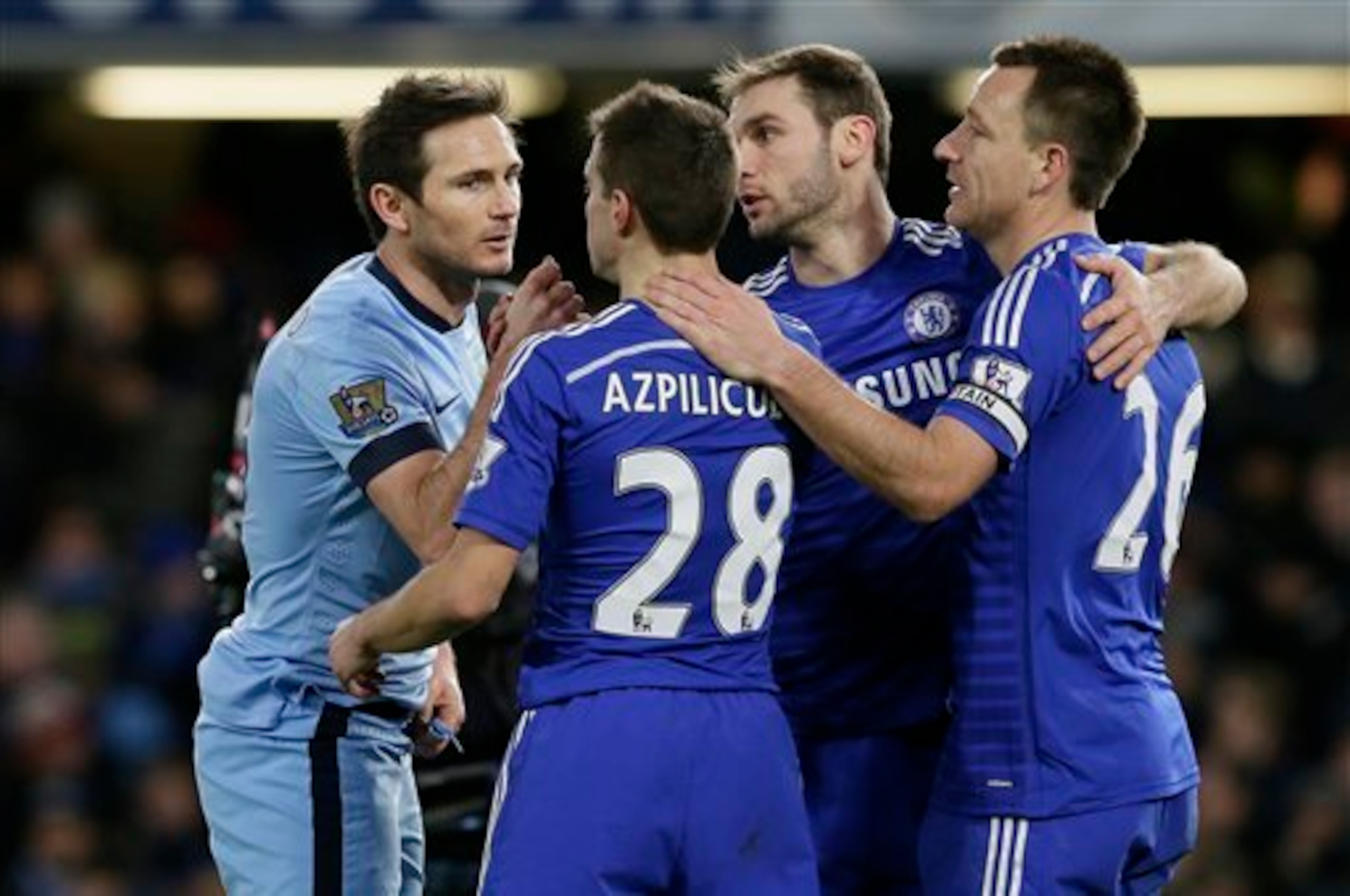 Ivanovic is usually the calming presence on the Chelsea back line.
