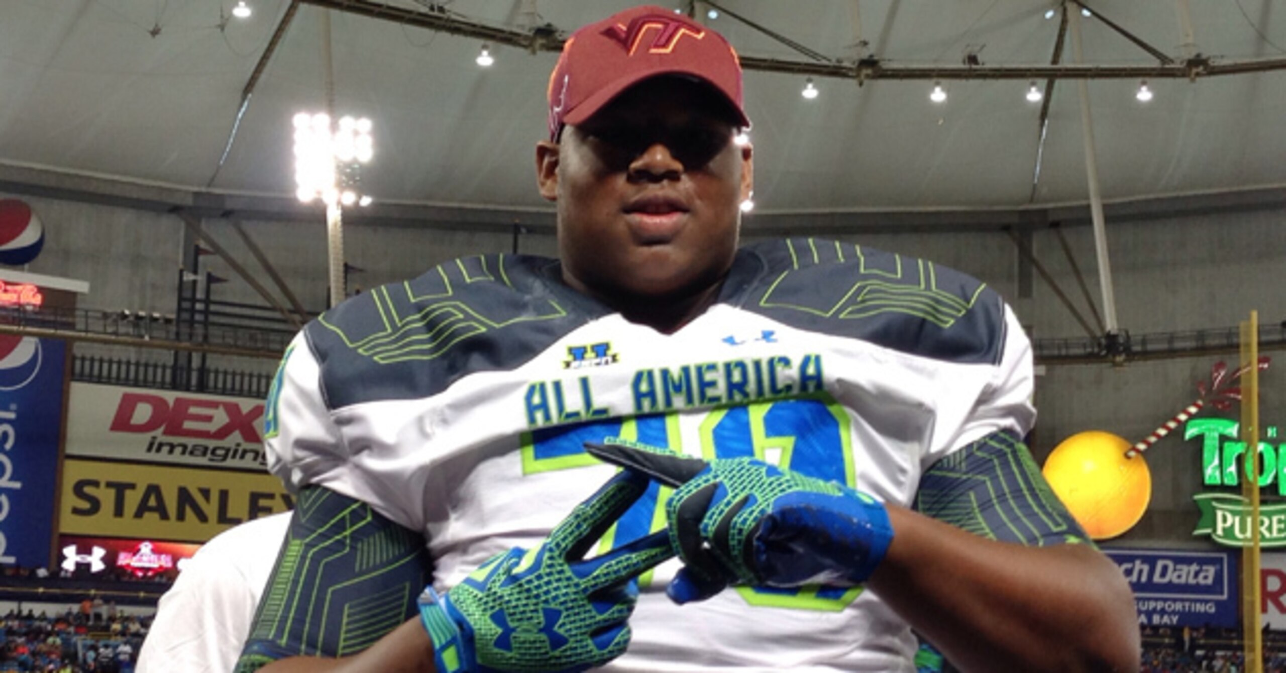 Tim Settle is literally a big addition for Virginia Tech's defensive line.