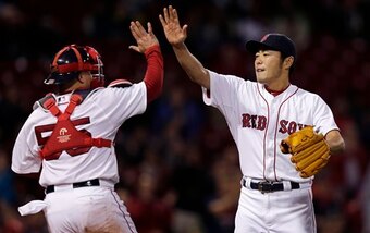 The 39-year-old Uehara returns as Boston's closer.