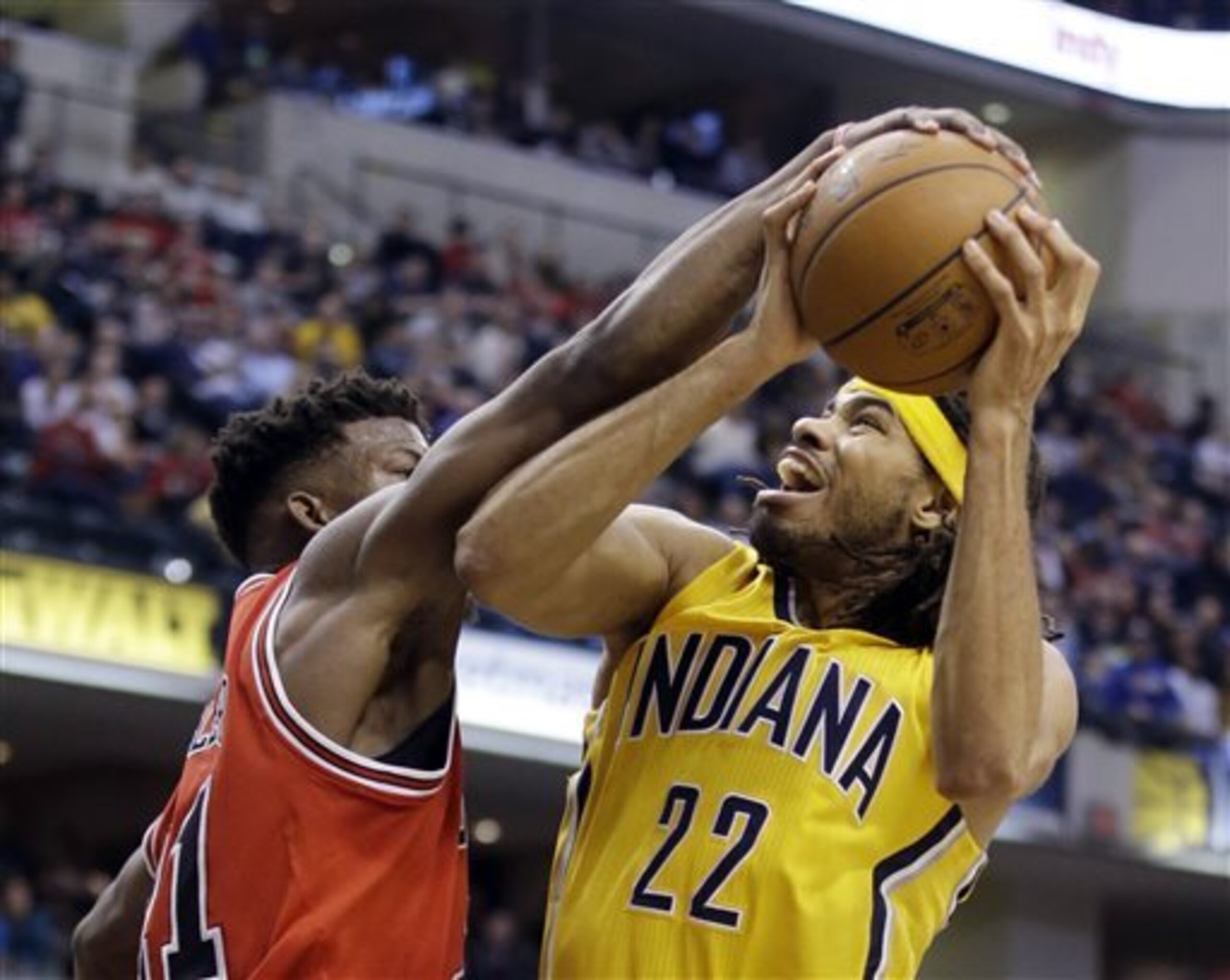 After playing significant minutes during the first half of the season, Pacers forward Chris Copeland's minutes have dwindled considerably.