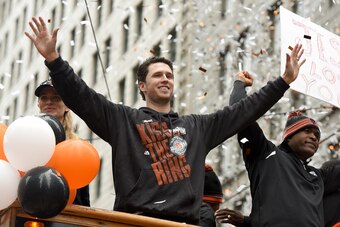 Buster Posey didn't have the greatest postseason performance, but he won it all—and sits atop the catcher fantasy rankings.