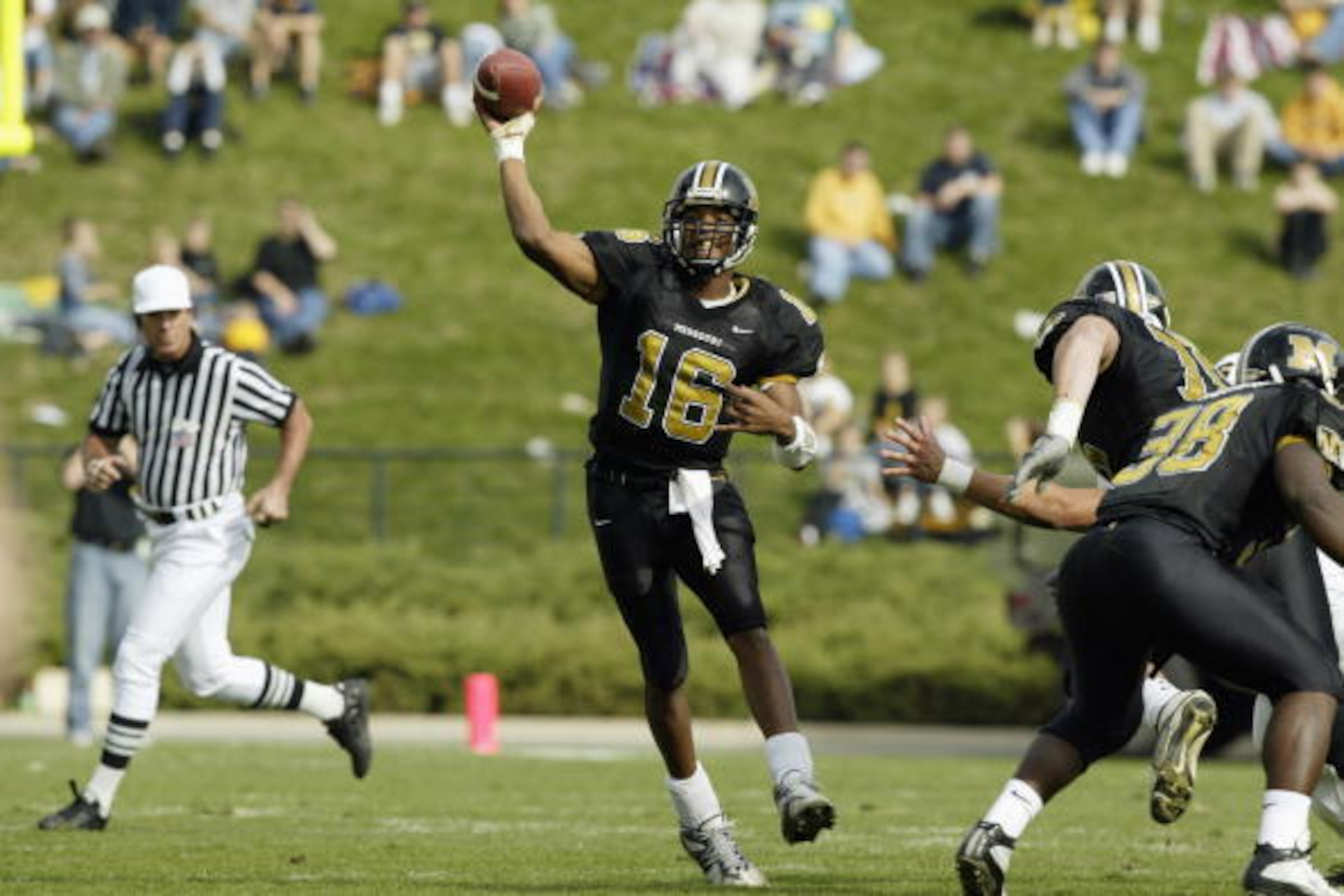 Brad Smith as a freshman in 2002. Brad Smith as a freshman in 2002.