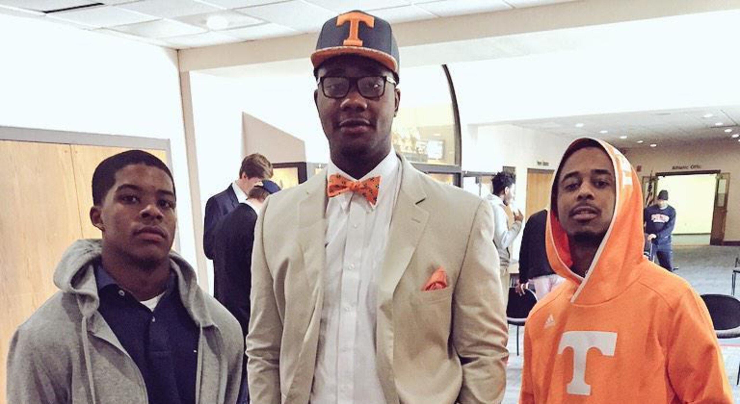 Drew Richmond (center) is also a centerpiece of the recruiting class.