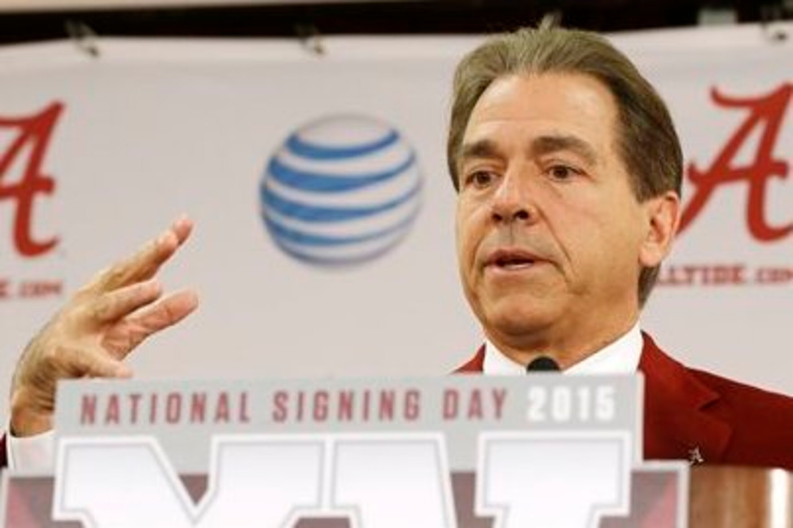 Alabama head coach Nick Saban