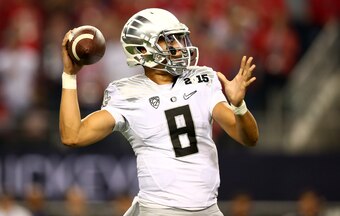 Heisman Trophy winner Marcus Mariota could be on Chicago's radar if he drops to No. 7.