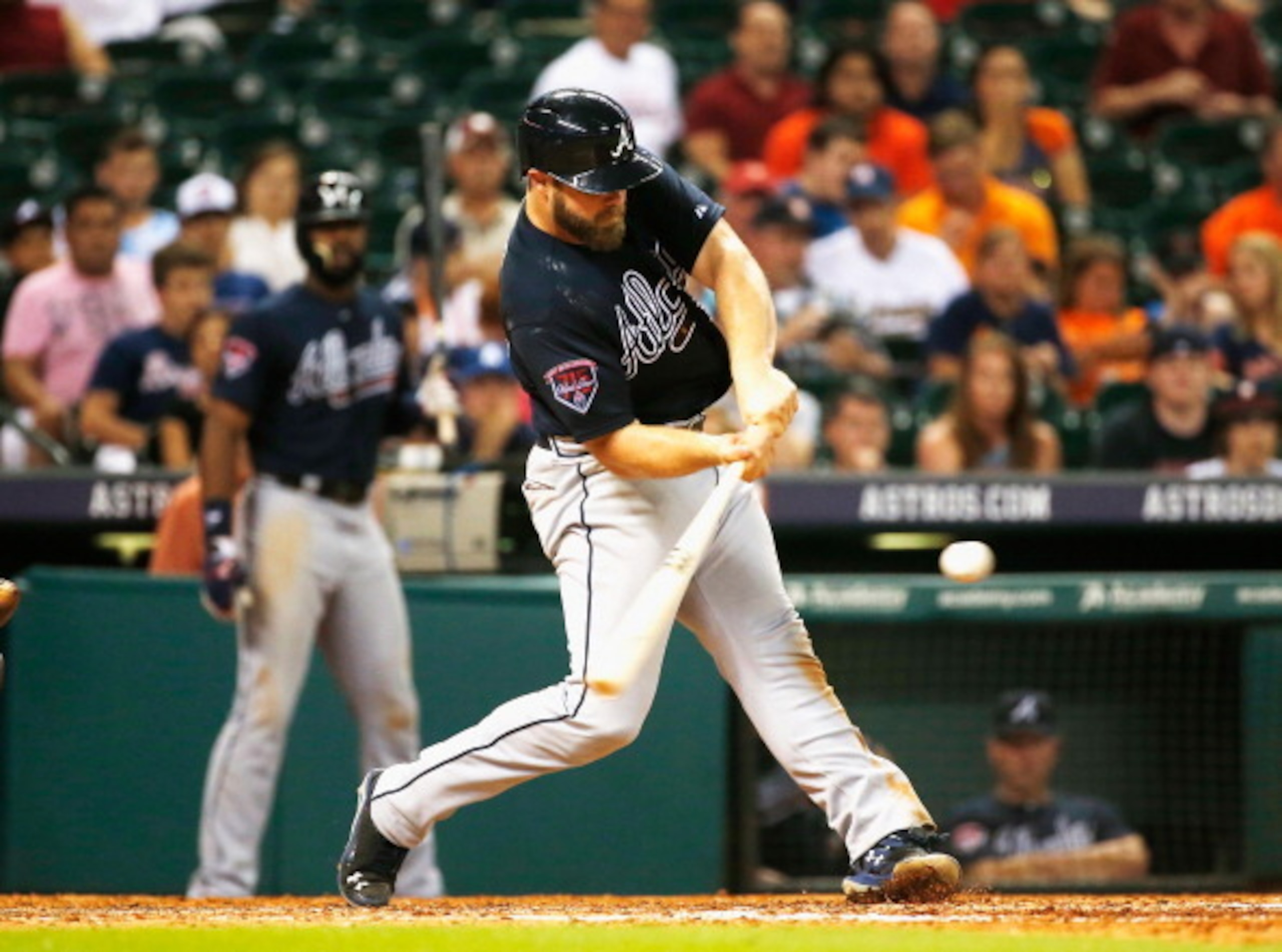 A change in scenery can help Evan Gattis lead all catchers in home runs this season.