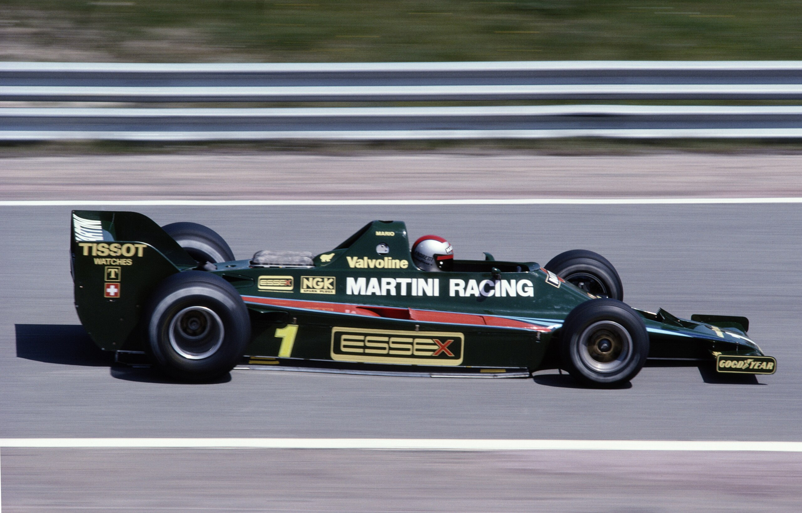 Mario Andretti driving for Lotus in 1979.