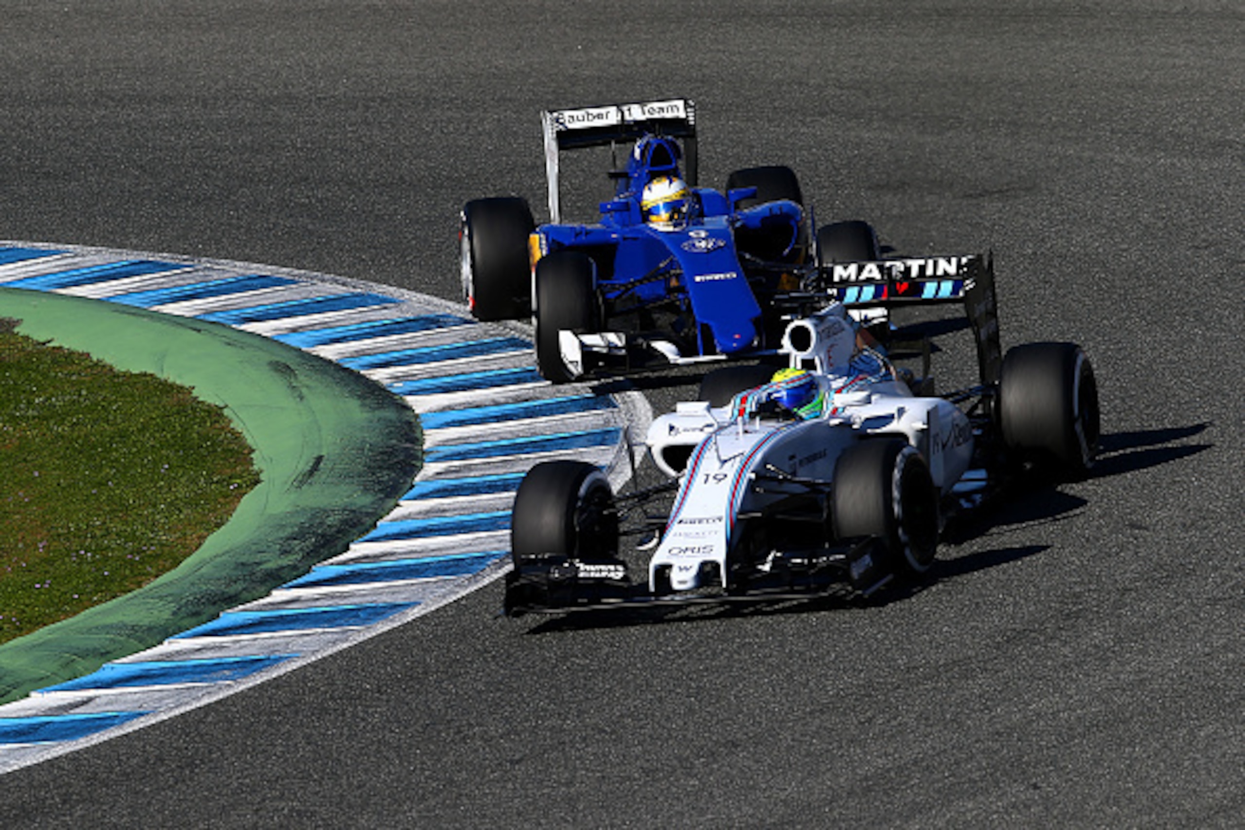 Do you really belong ahead of that Sauber, Mr. Williams?