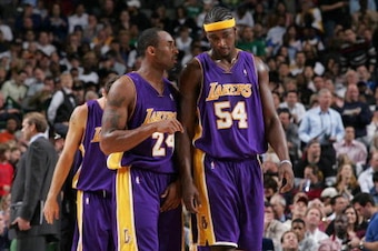 Kobe Bryant and Kwame Brown in 2006