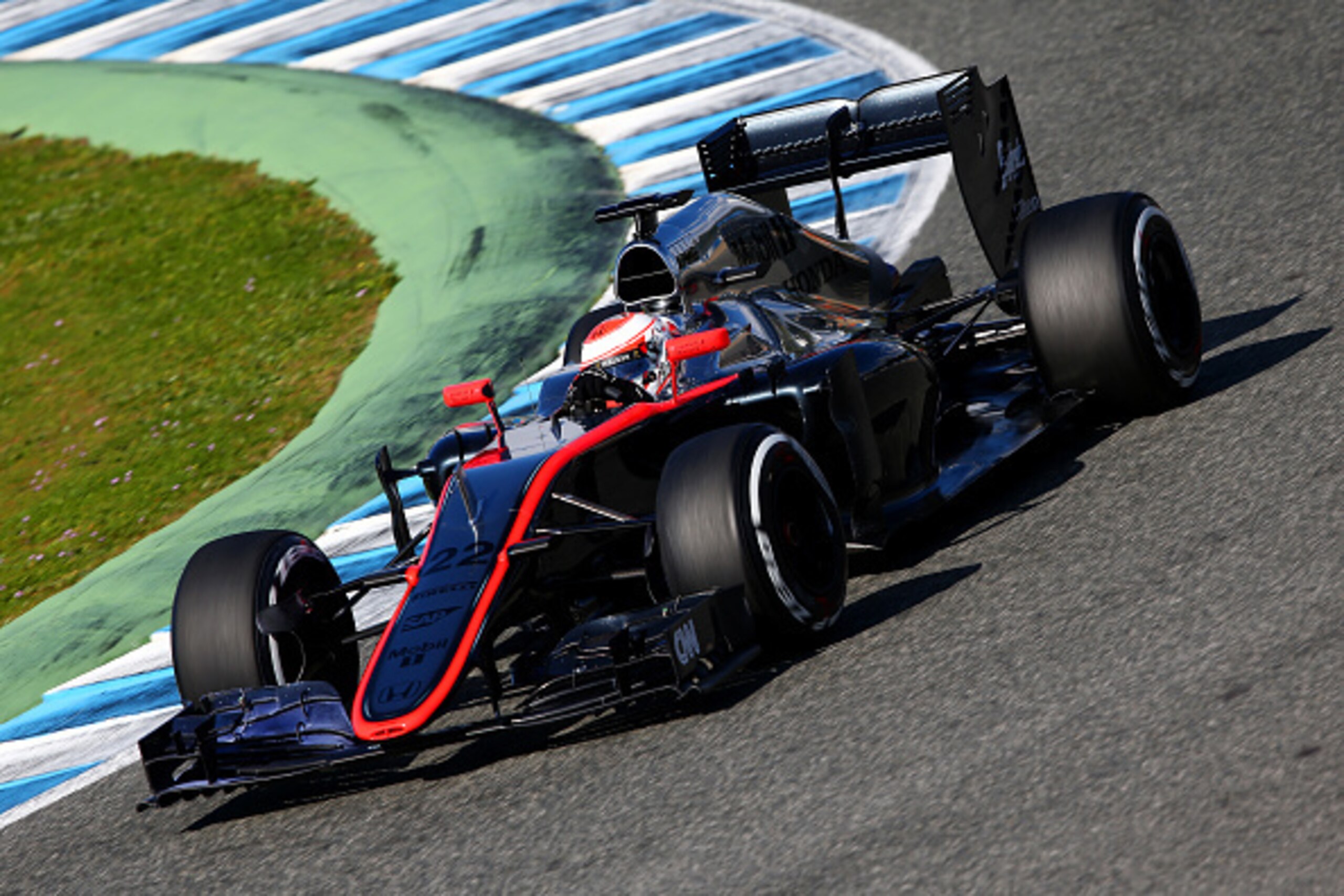 The MP4-30 in action at Jerez earlier in the month. The MP4-30 in action at Jerez earlier in the month.