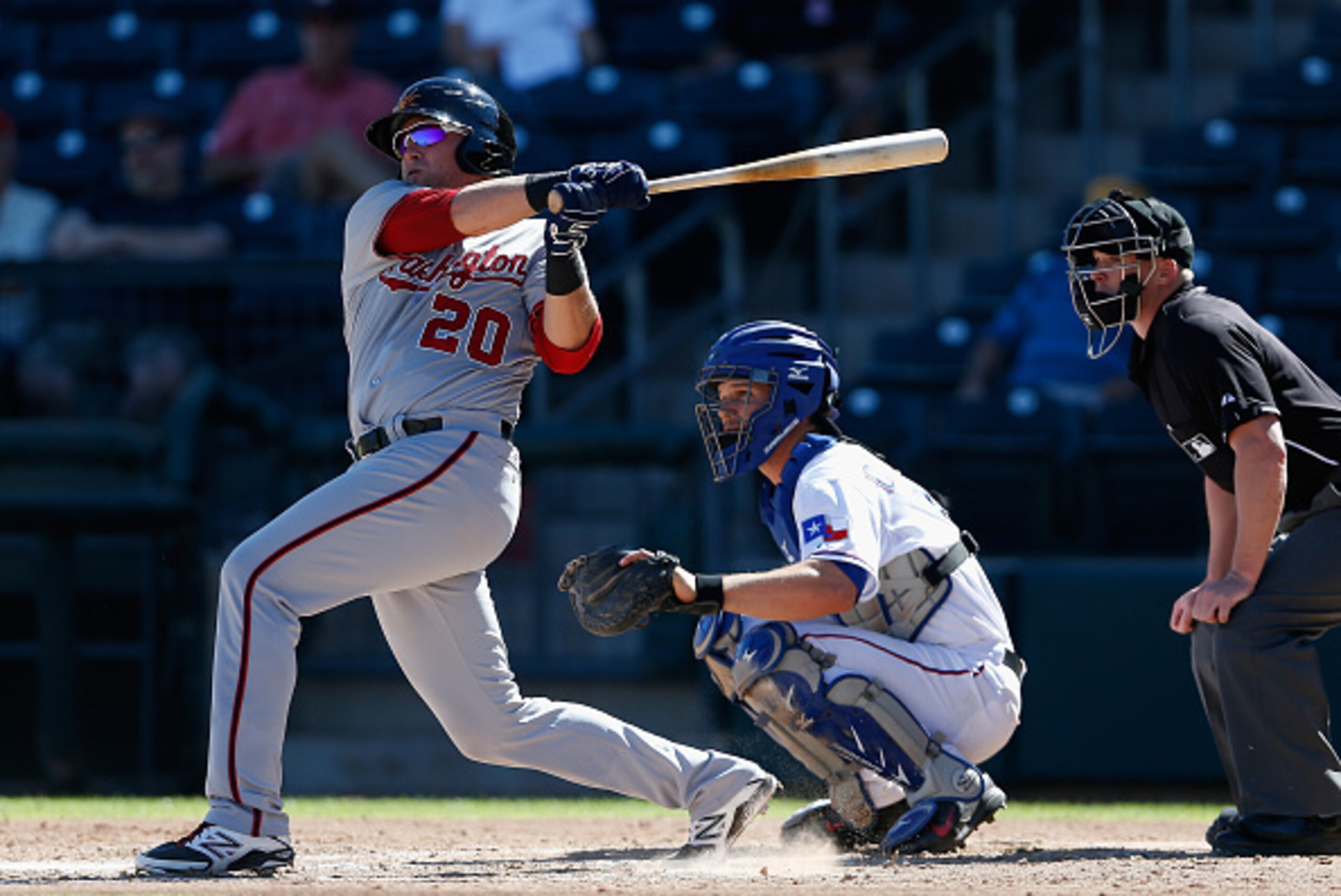23-year-old Spencer Kieboom has a chance to show off his powerful bat in spring training after receiving a non-roster invite.