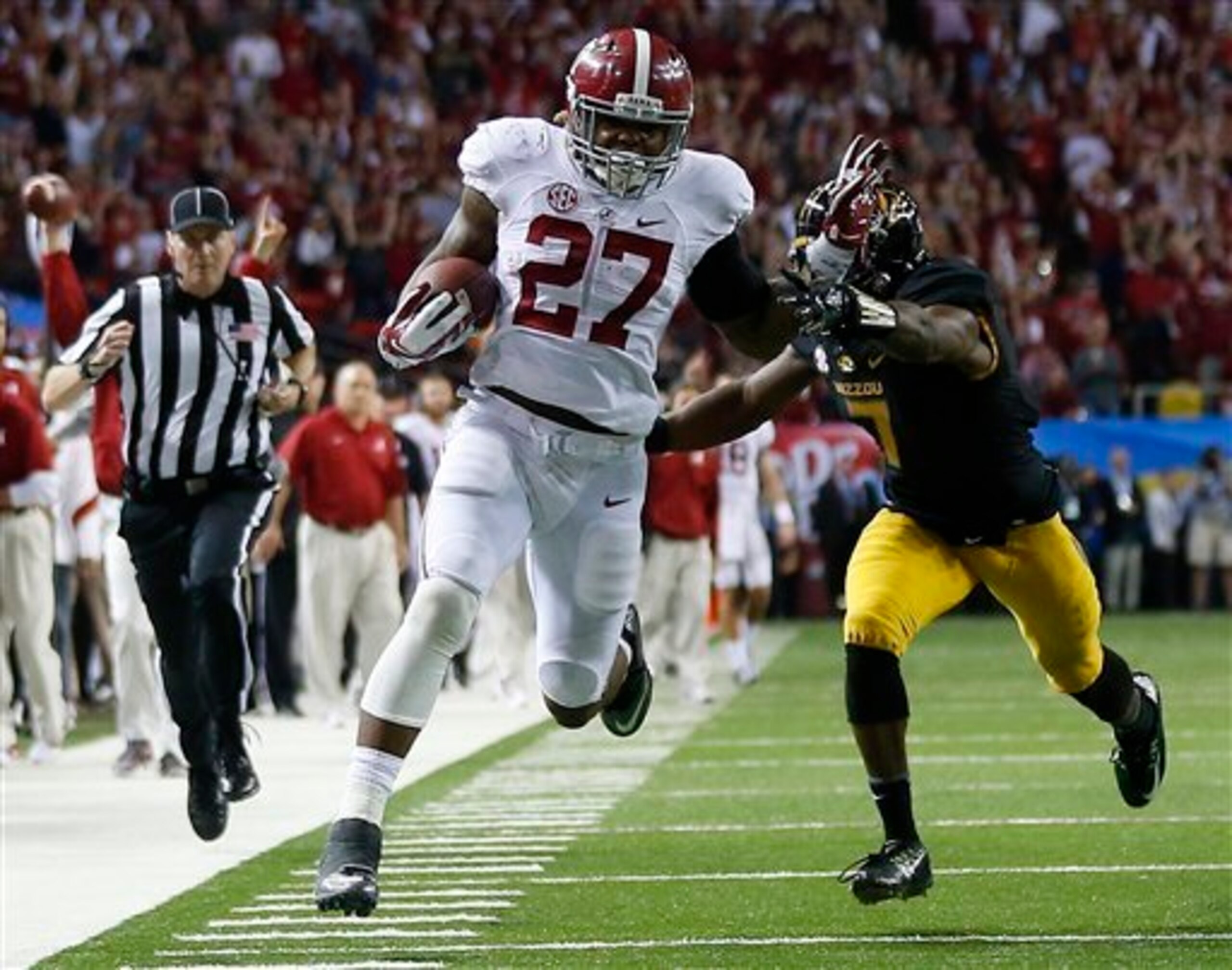 Derrick Henry and Alabama face the nation's toughest schedule this fall. Derrick Henry and Alabama face the nation's toughest schedule this fall.