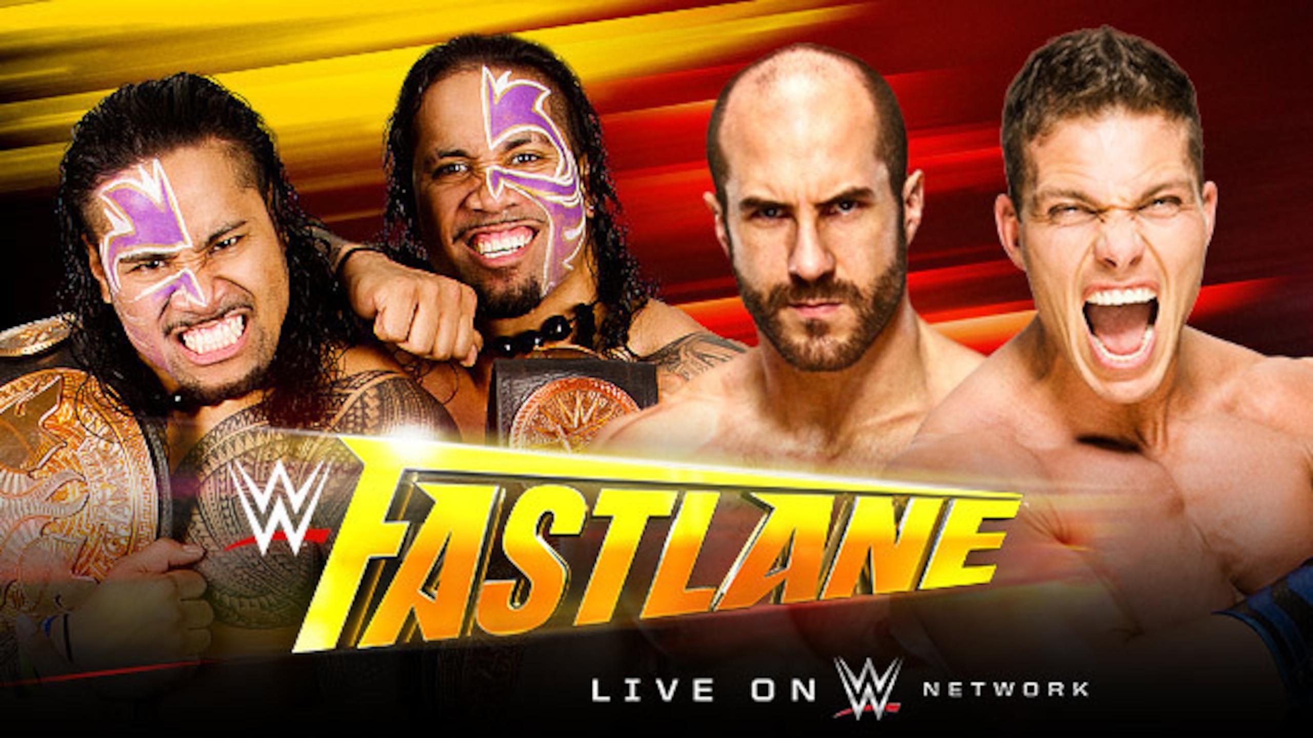 WWE Tag Team champions the Usos vs. Cesaro and Tyson Kidd