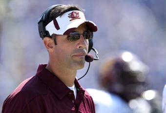 Arkansas offensive coordinator Dan Enos