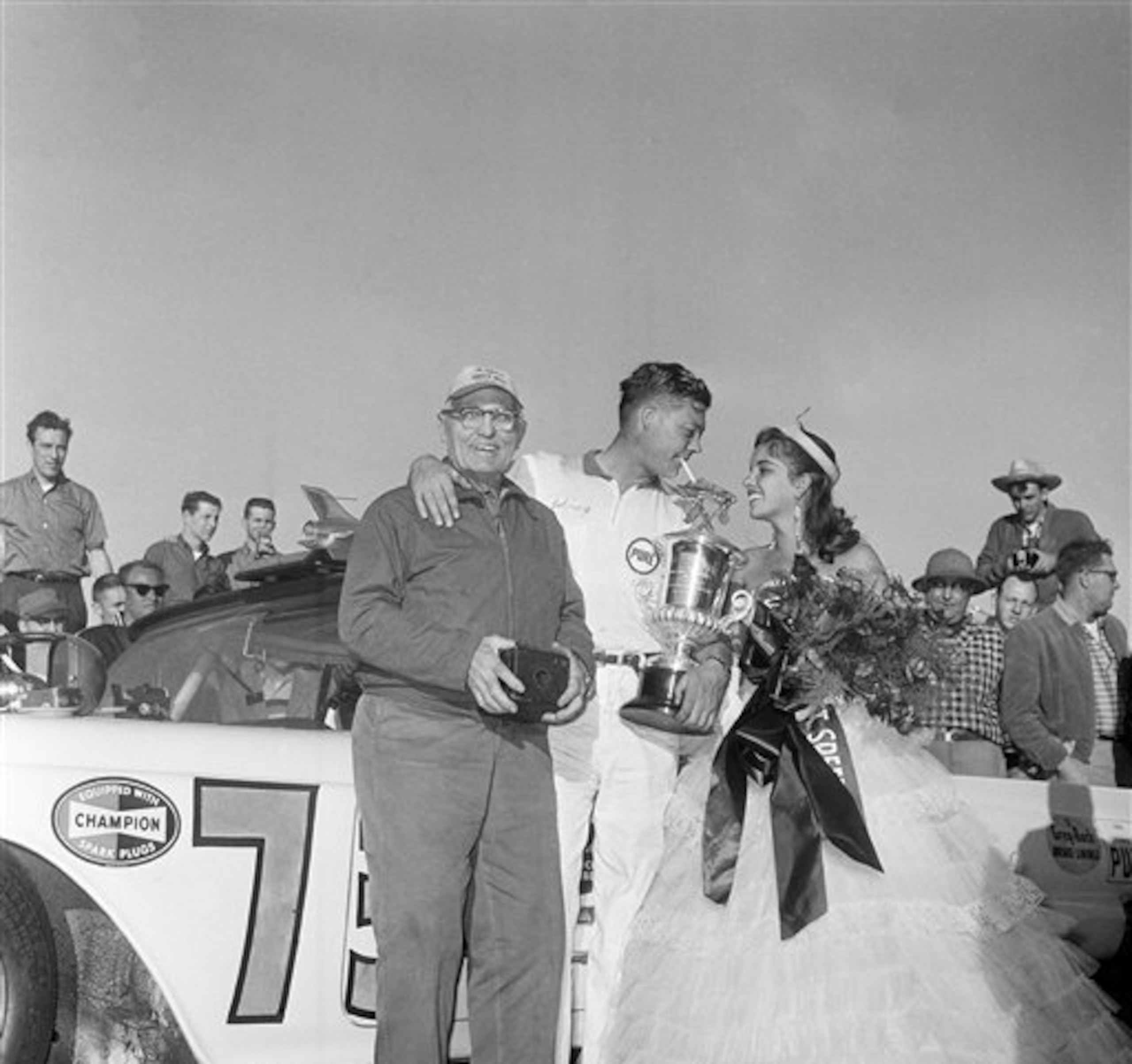 Based upon a photo finish, Johnny Beauchamp was originally awarded the victory in the first Daytona 500 in 1959. However, three days later, Beauchamp's win was nullified, and Lee Petty was declared the race winner.