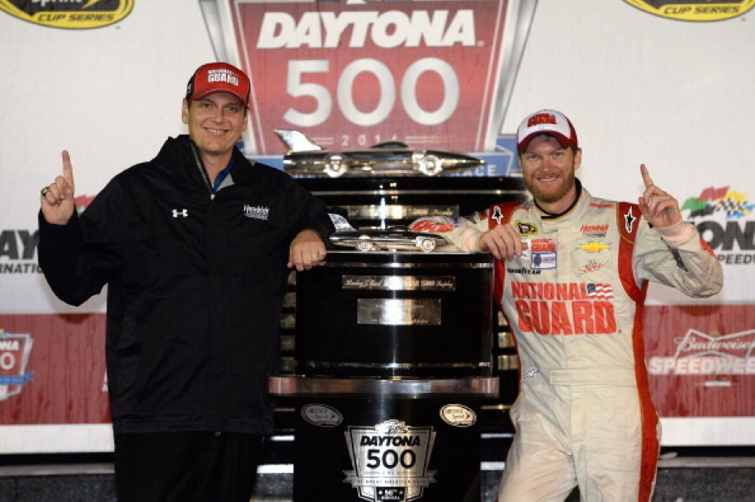Can Dale Earnhardt Jr. make it back-to-back wins in the Daytona 500, although this year he won't have former crew chief Steve Letarte?