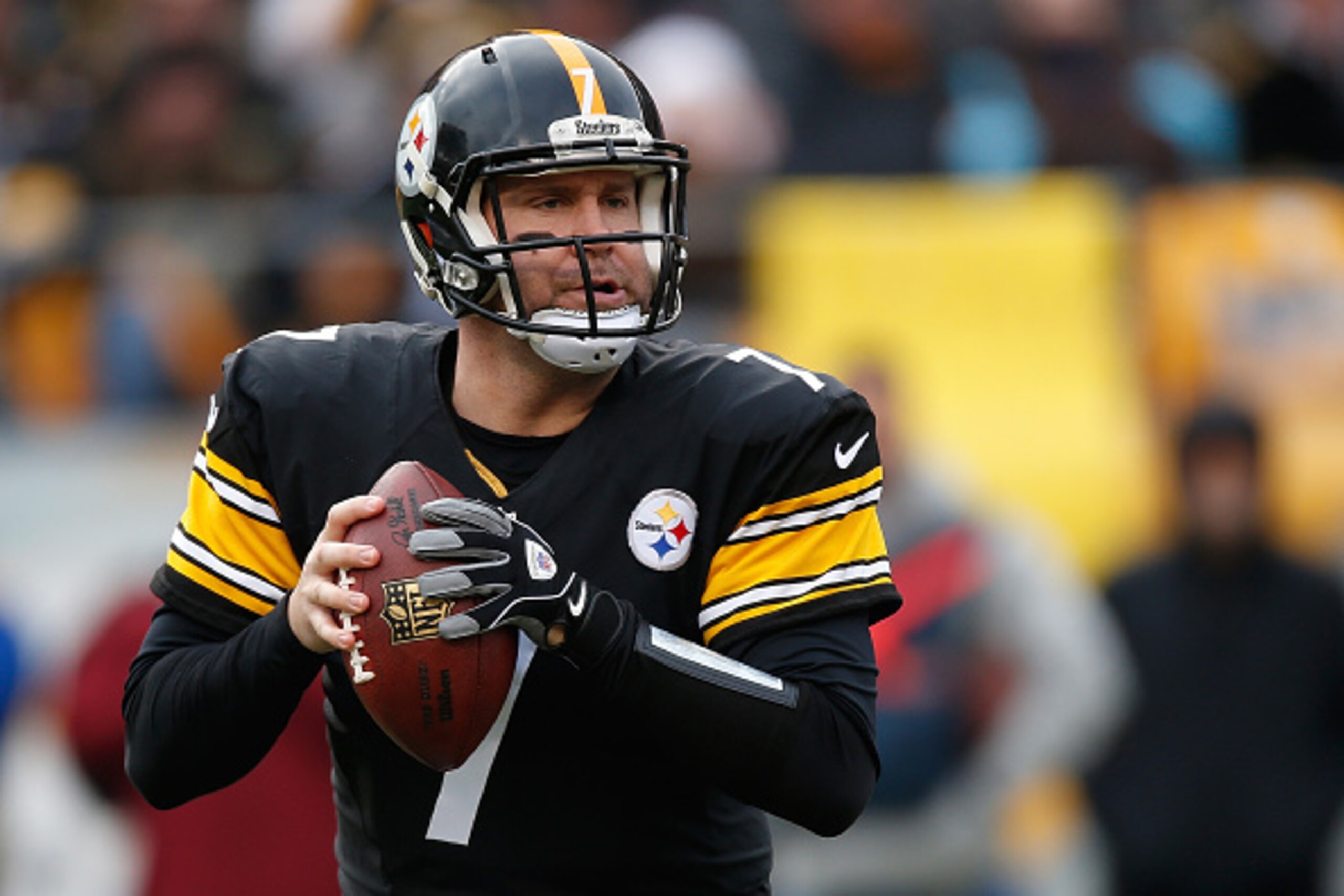 Steelers quarterback Ben Roethlisberger's impending contract extension is a topic of discussion at the scouting combine.