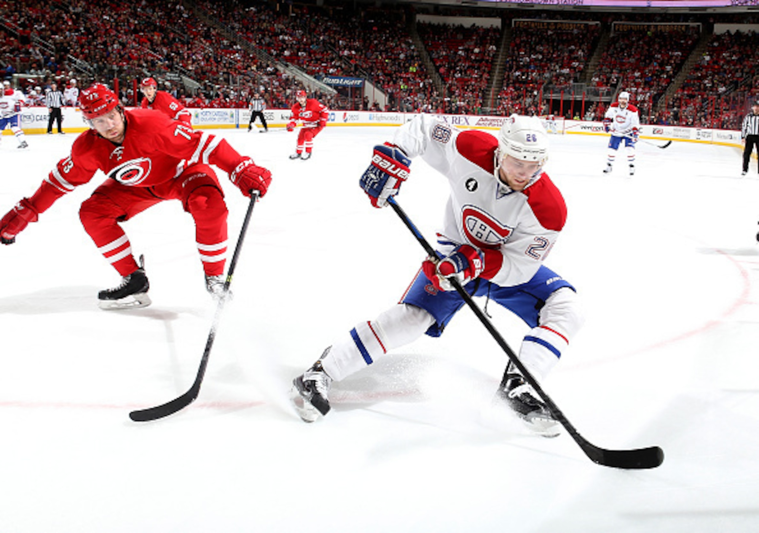 Canadiens forward Jiri Sekac could be a target of the 'Canes.