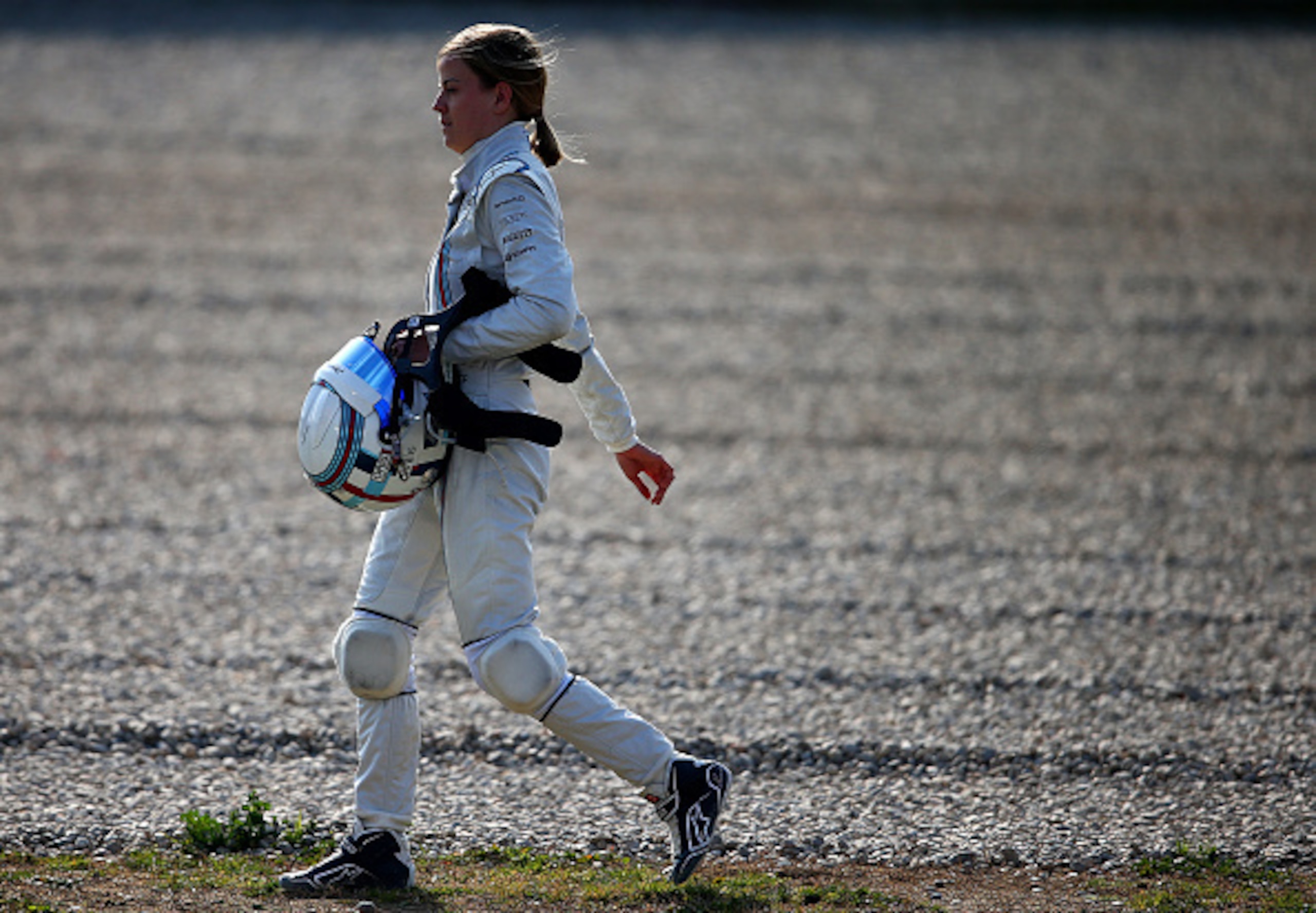 Wolff walks away after contact with Nasr, her former Williams colleague.