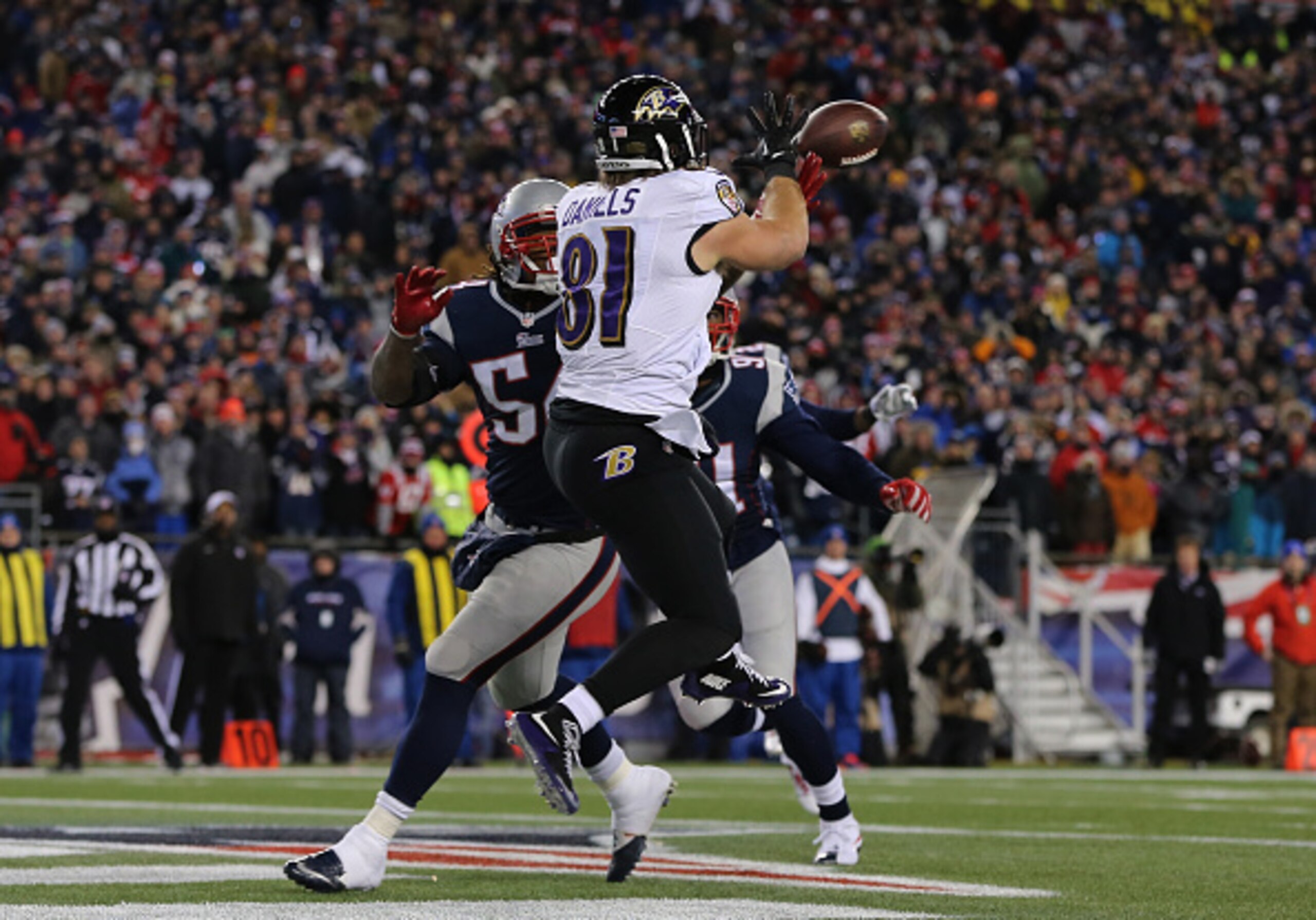 Owen Daniels (No. 81) remains a viable pass-catching tight end—and one the San Francisco 49ers must sign. Owen Daniels (No. 81) remains a viable pass-catching tight end—and one the San Francisco 49ers must sign.