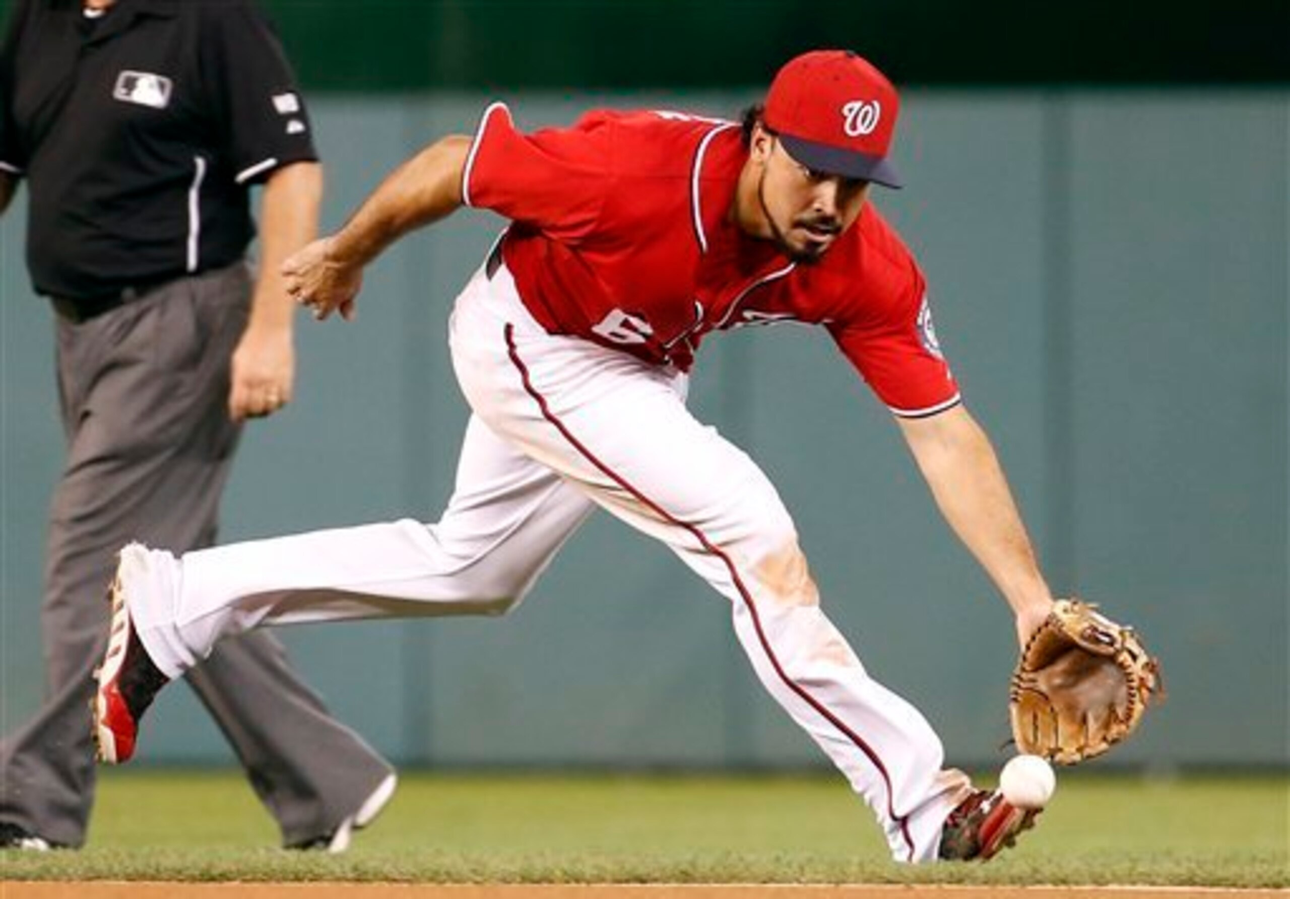 Anthony Rendon assumes permanent third base duties following Ryan Zimmerman's move to first.