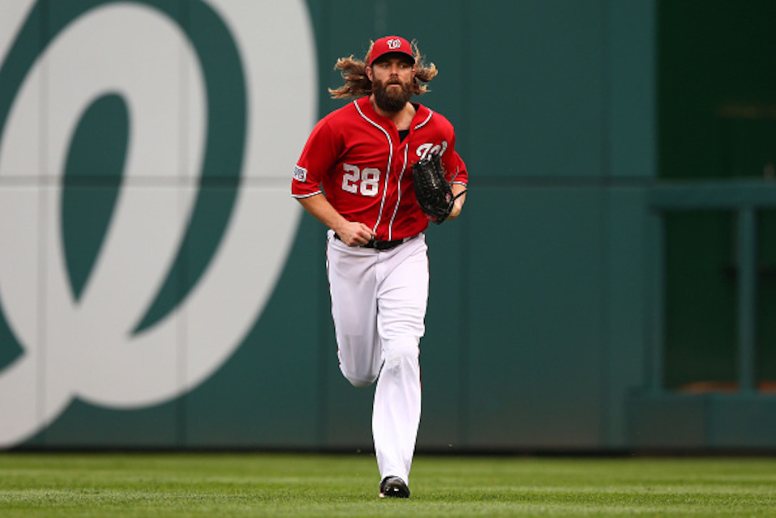 Jayson Werth's tumultuous offseason gives way to a minor position change in spring training.