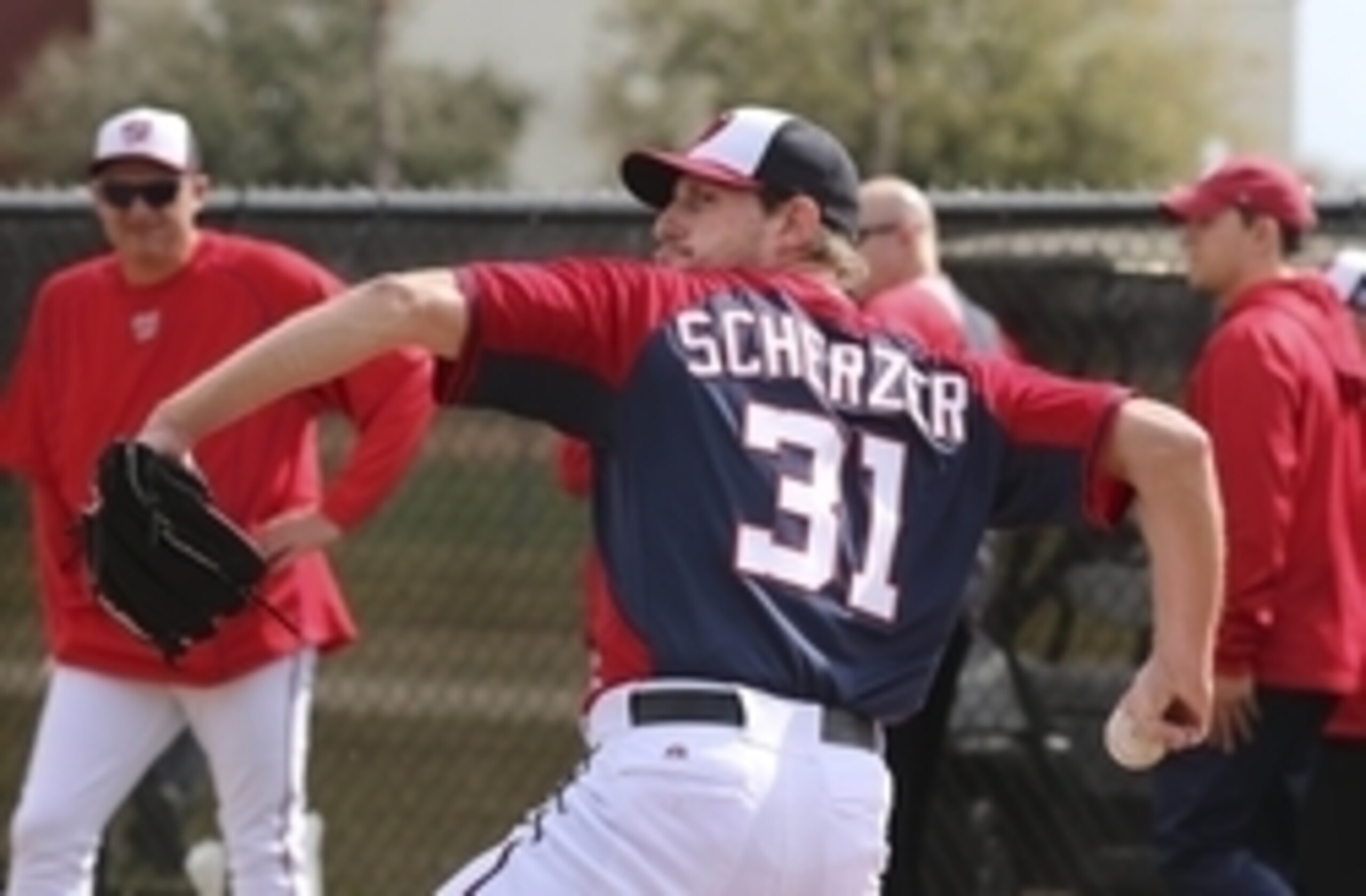Max Scherzer begins his first spring training as a National after signing a massive free-agent contract this offseason.