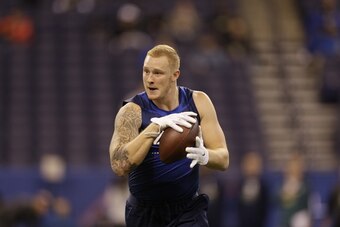 Maxx Williams is the top prospect at tight end in the draft.