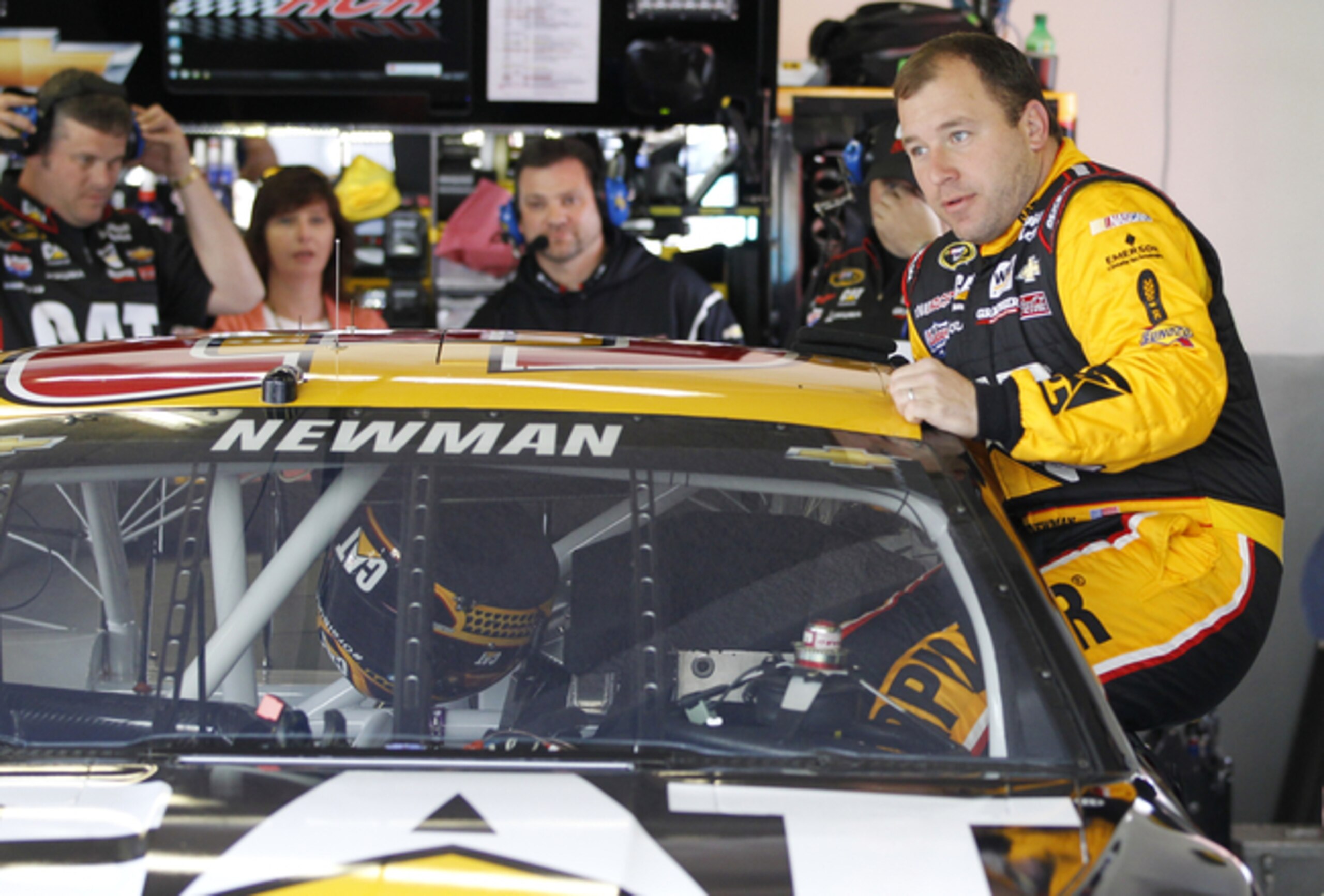 Ryan Newman has the most poles of any active driver at Atlanta. If he can start in the front again Sunday, perhaps he can finish in front as well,.