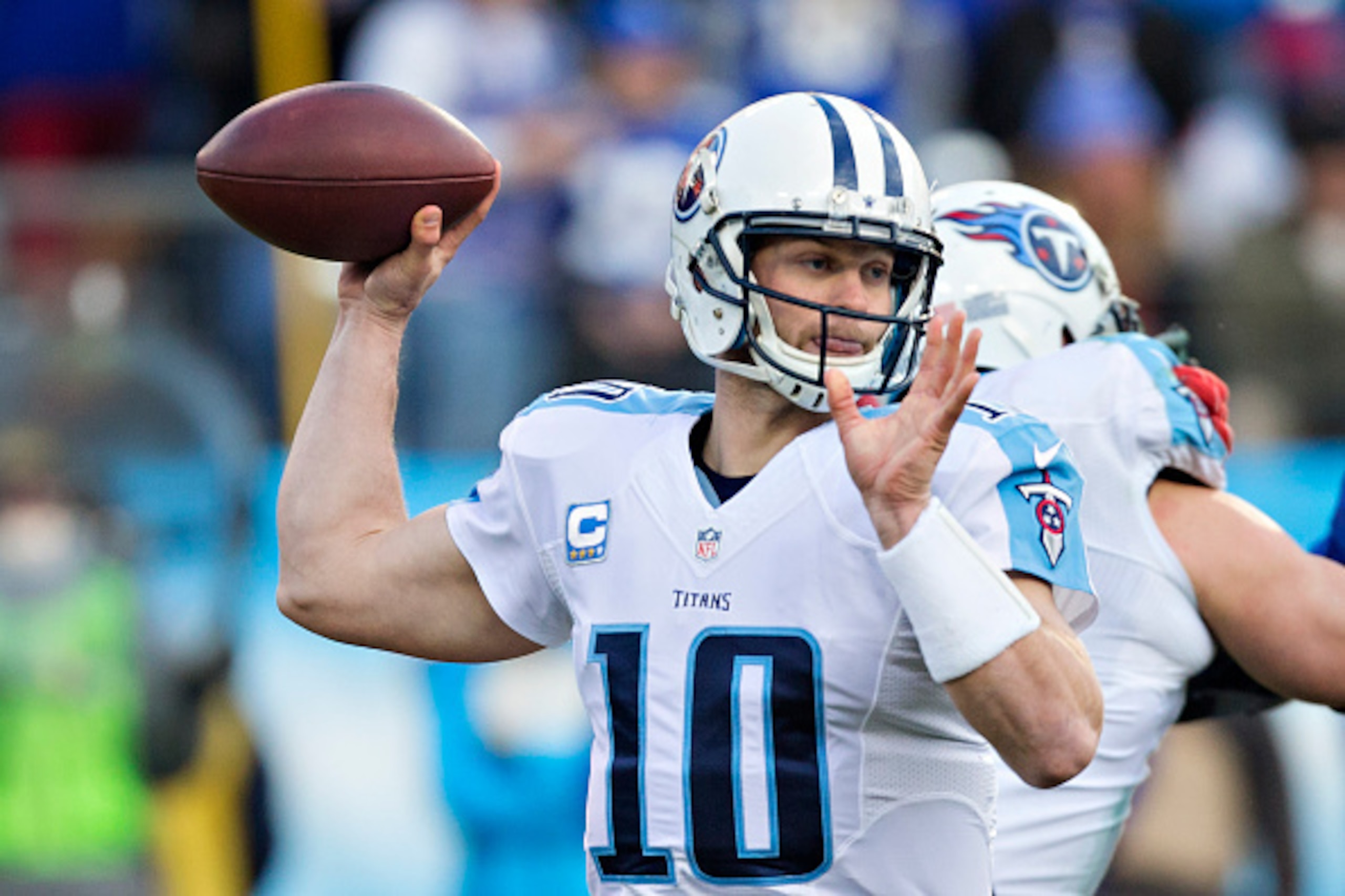 Tennessee's Jake Locker could provide depth behind Jay Cutler and is still young enough to develop into a solid starter.