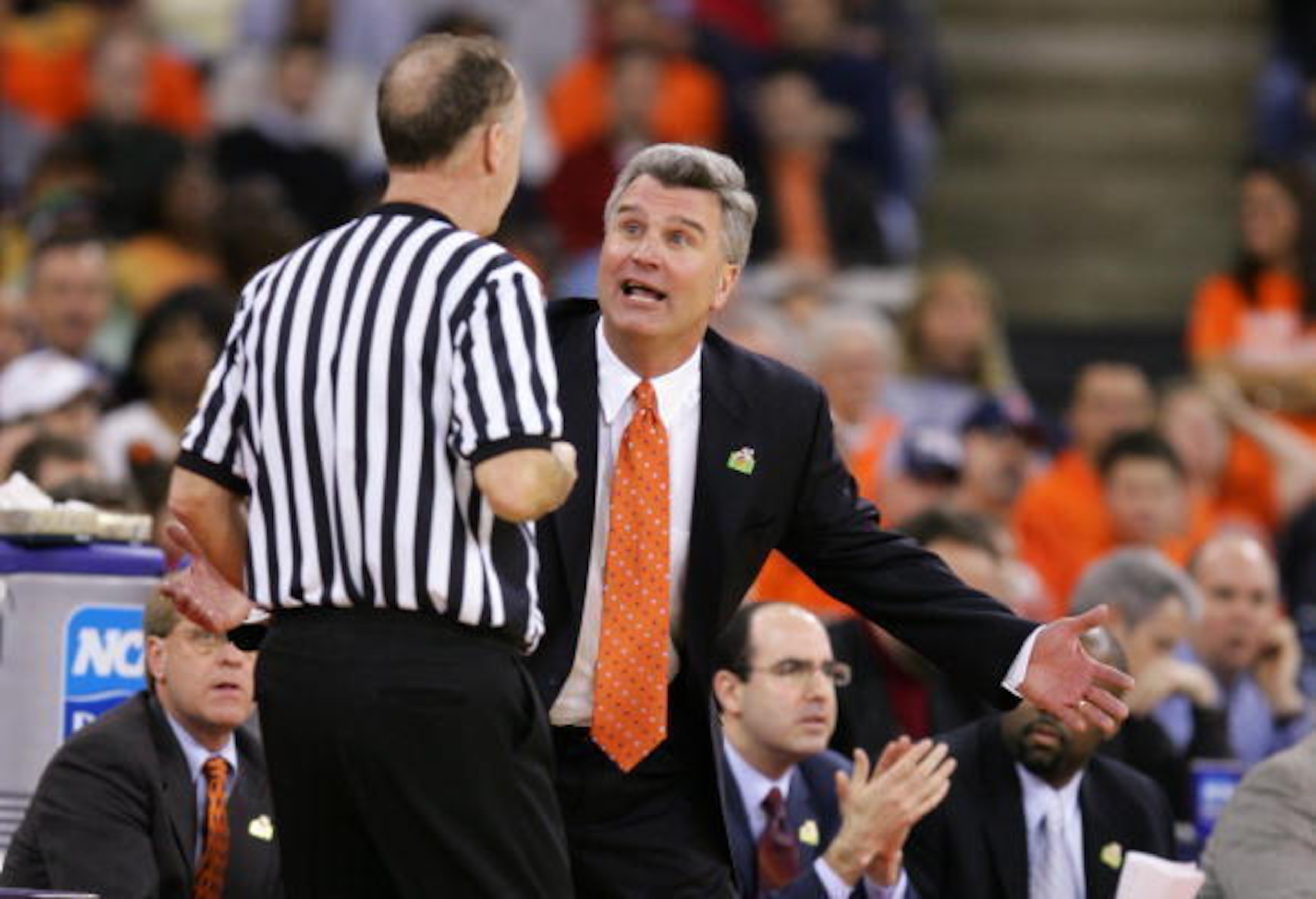 Bruce Weber was incredulous that his Illinois team didn't win the championship in 2004-05.