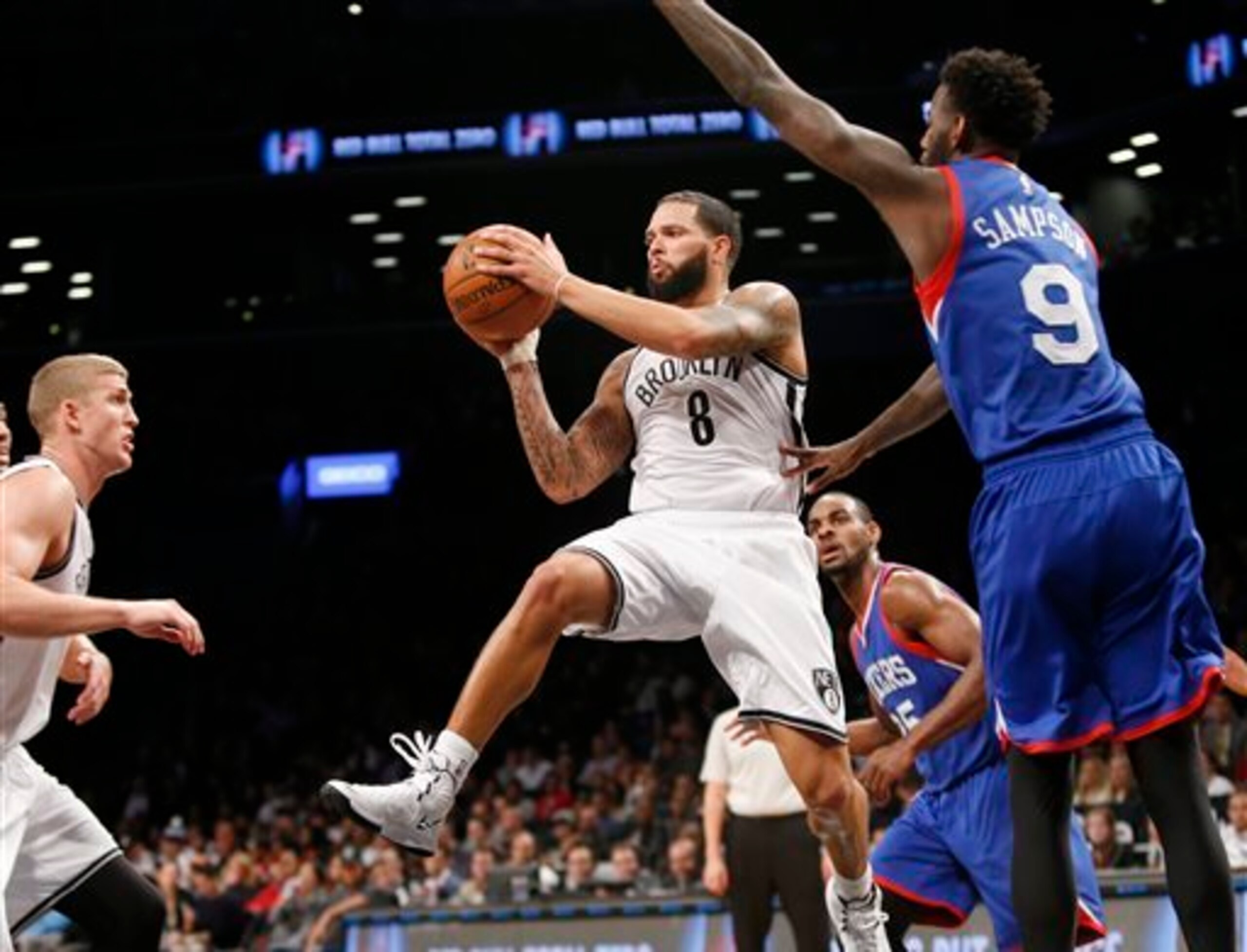 Brooklyn will be fighting for a playoff spot when it meets the Sixers. Brooklyn will be fighting for a playoff spot when it meets the Sixers.