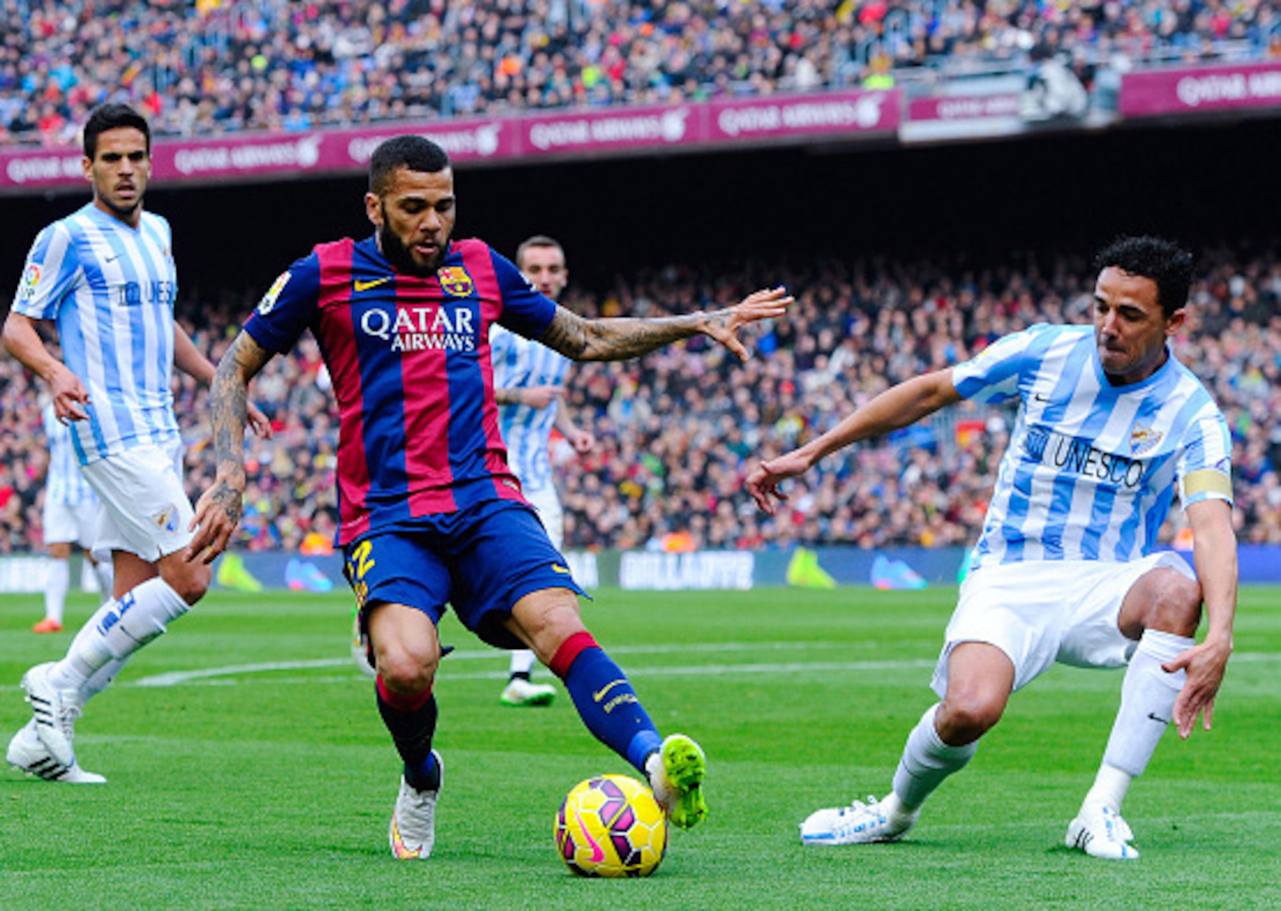 A Dani Alves mistake led to Barca's only defeat in February.