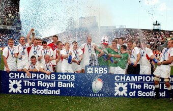 Half a year after winning the Grand Slam, England lifted the 2003 World Cup
