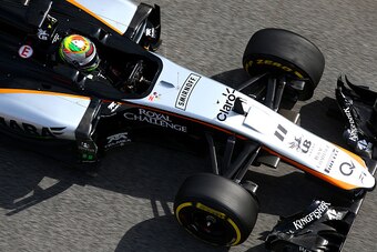 Sergio Perez managed a much-needed 130 laps for Force India on Sunday.