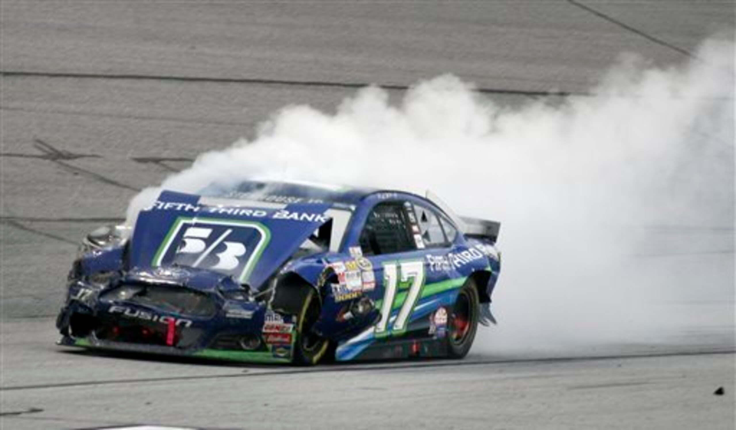 Ricky Stenhouse Jr. is hoping his whole 2015 season doesn't go up in smoke.