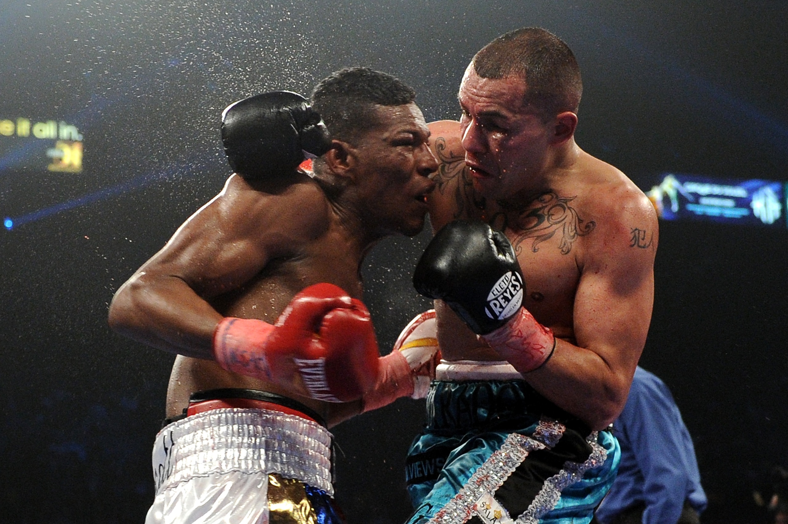 Prescott (L) in action