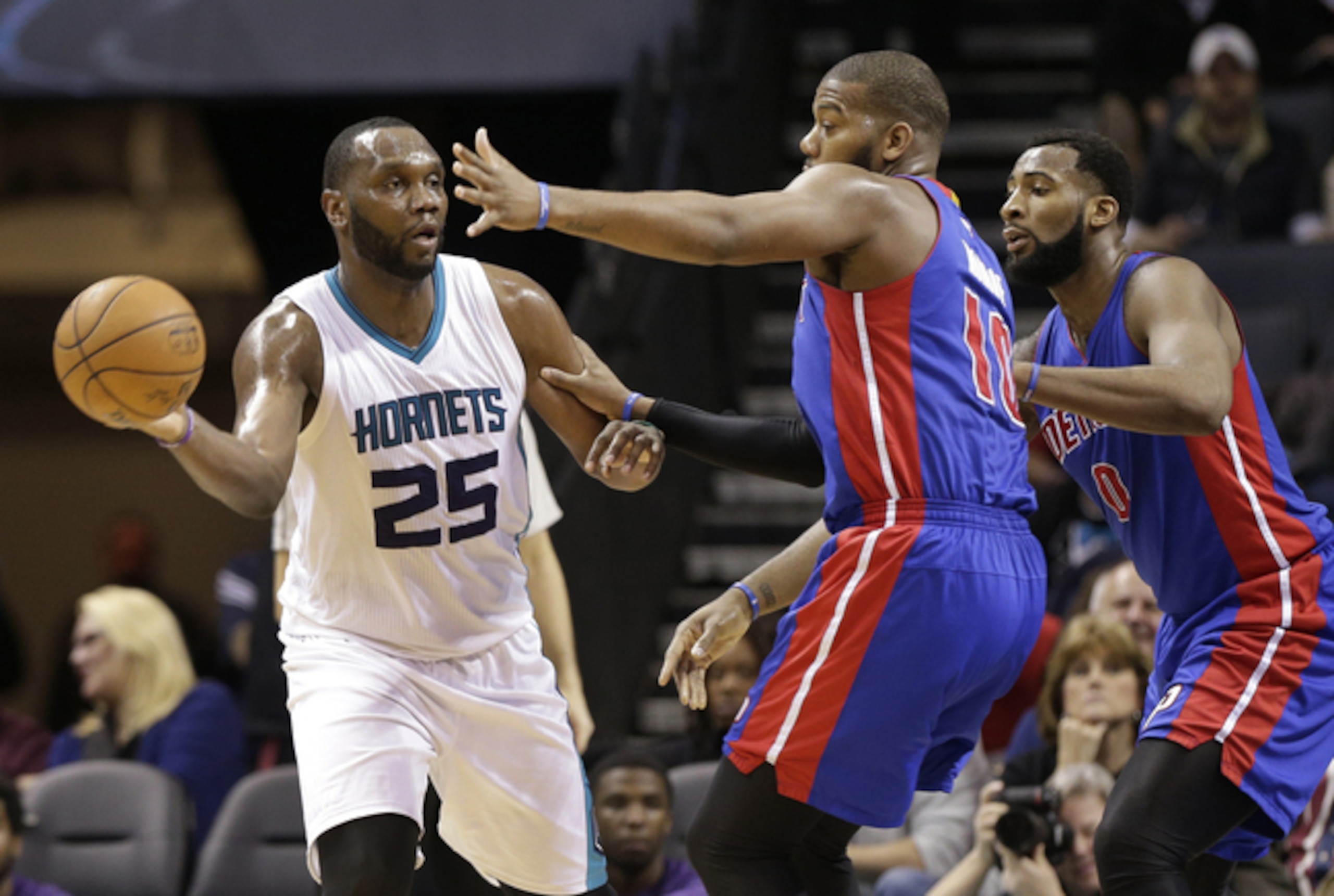 The Pistons vs. Charlotte Hornets is a matchup for fans of skilled big men. The Pistons vs. Charlotte Hornets is a matchup for fans of skilled big men.