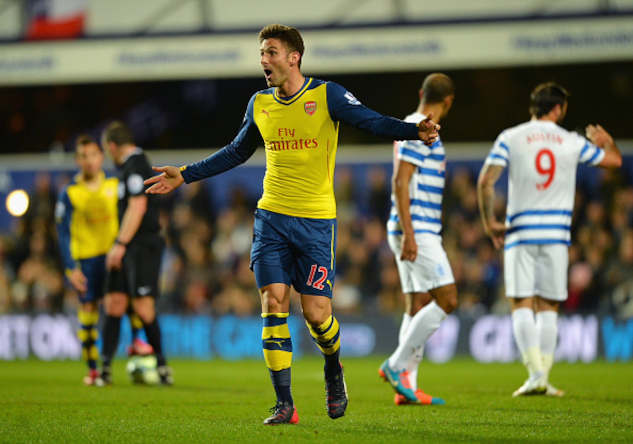 Olivier Giroud has been in fine form of late for Arsenal.